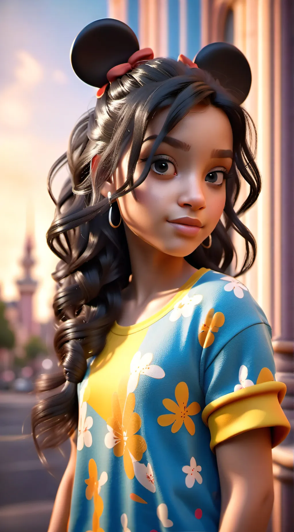 ai character: Maya  background