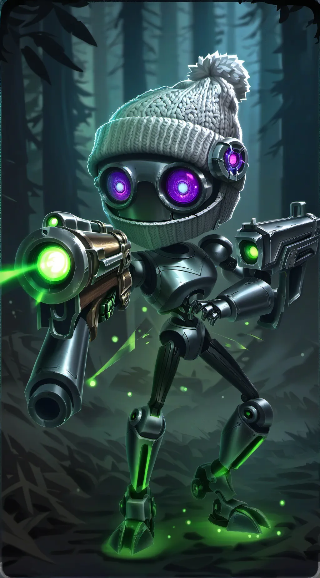 ai character: Uzi background