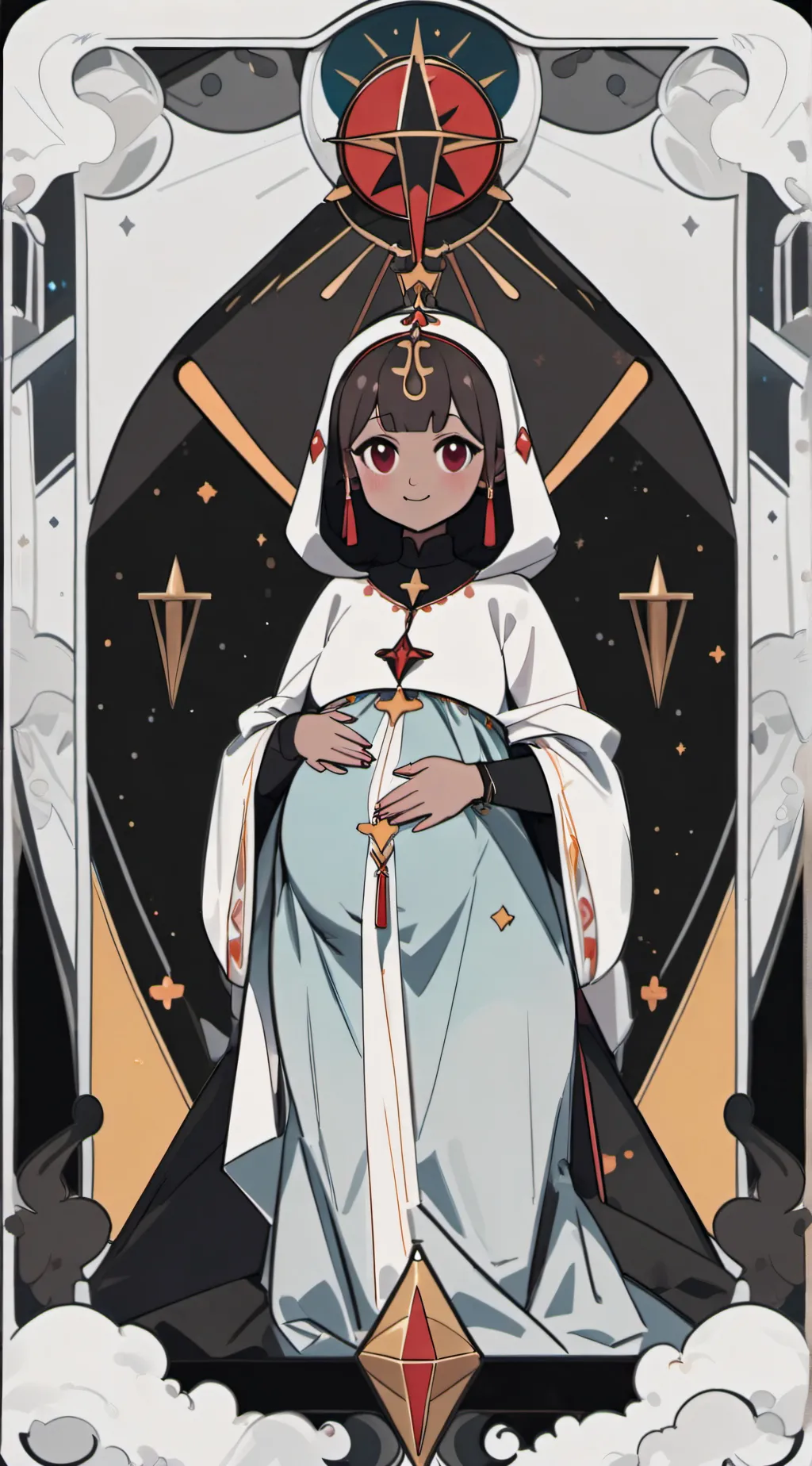 ai character: Luna Nova background