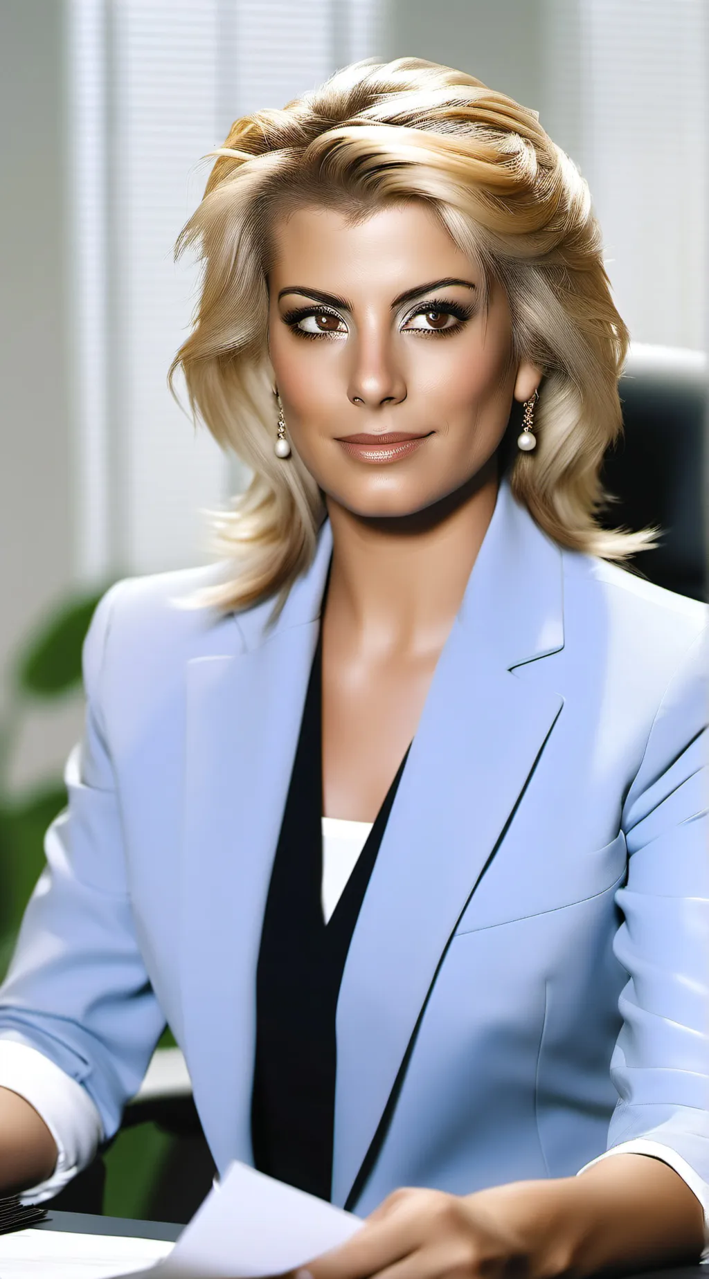 ai character: Catherine Deveau background