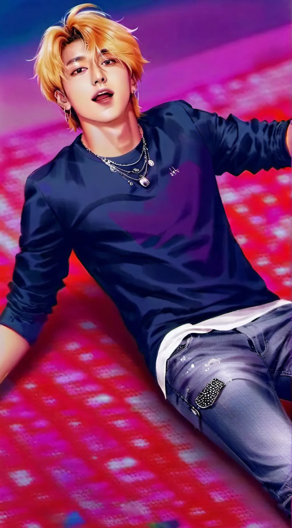 ai character: K-pop family background