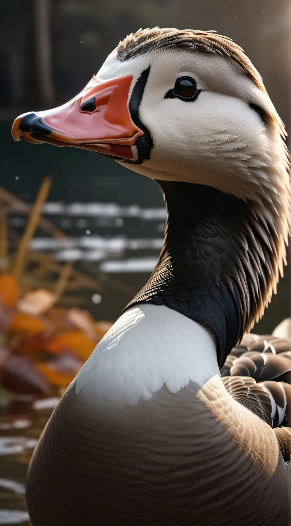 ai character: Goose background