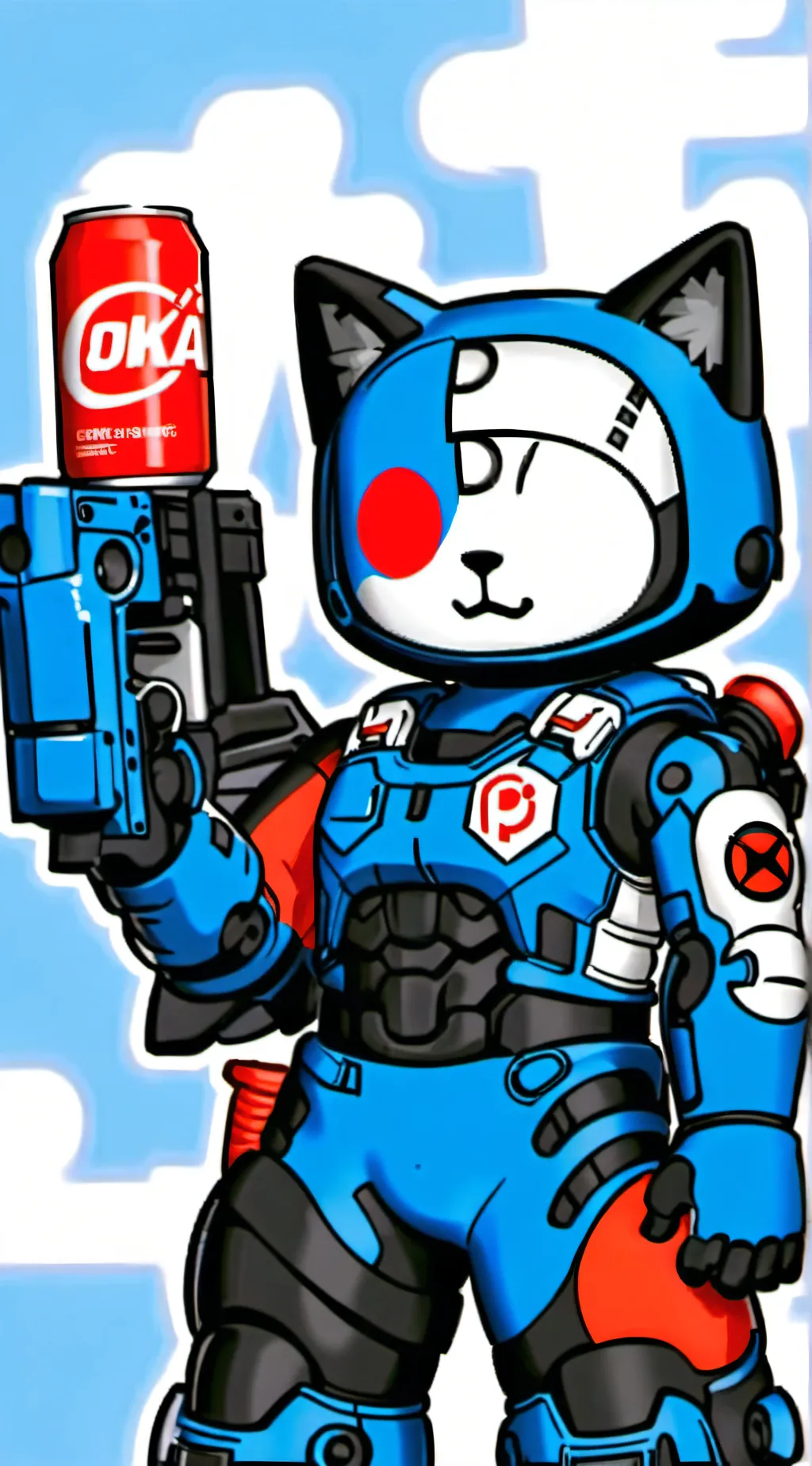 ai character: Pepsi utc background