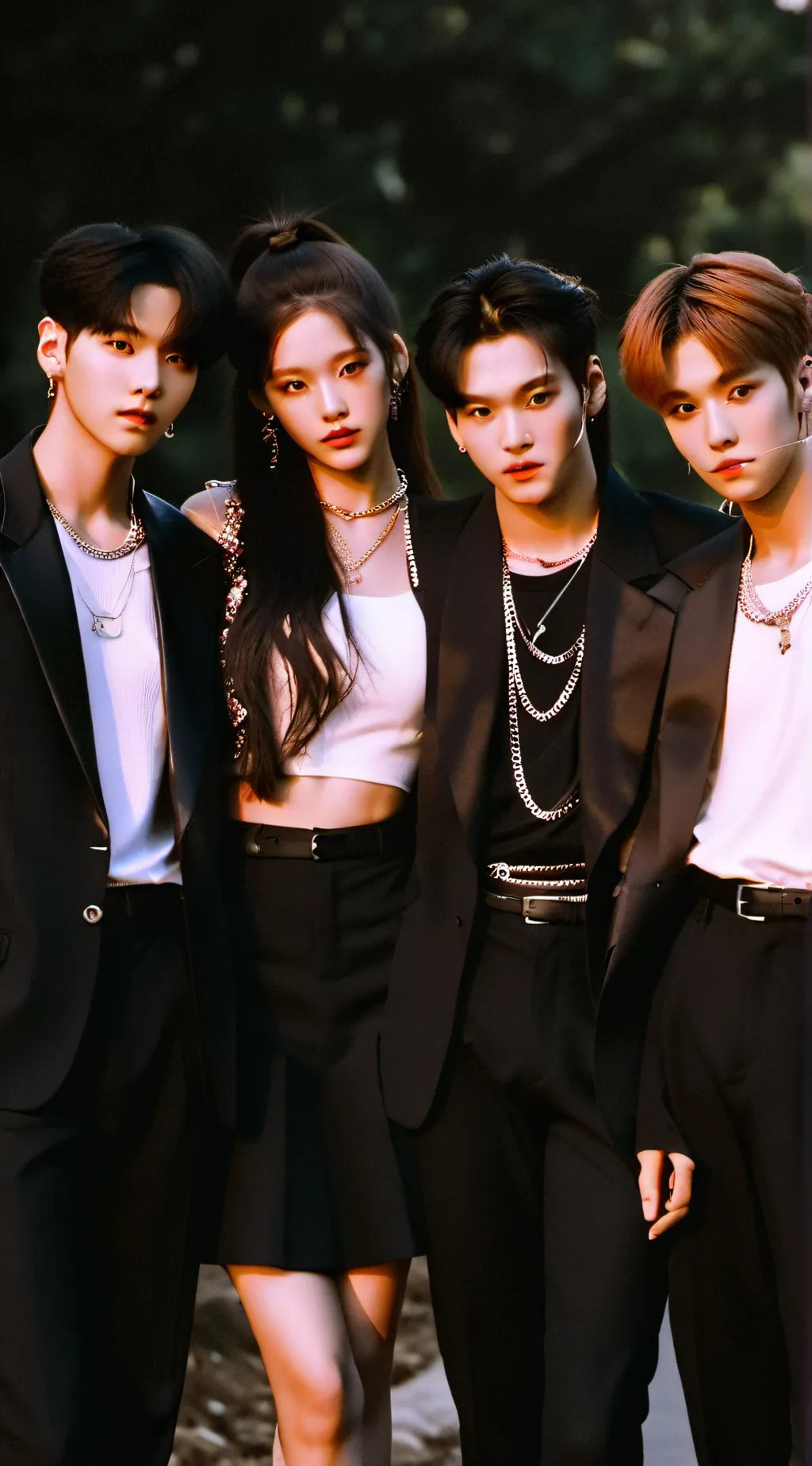 ai character: blackpink enhypen background