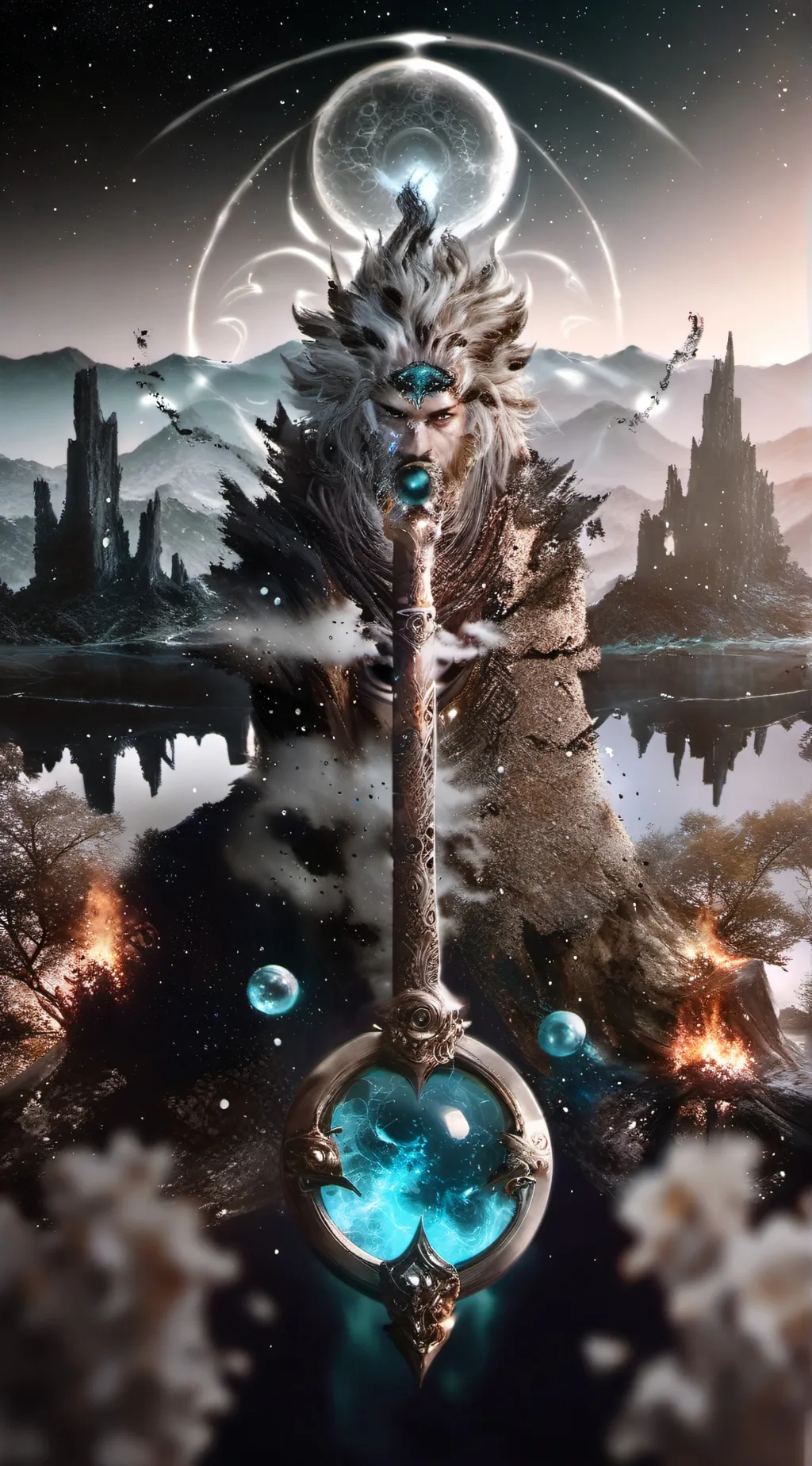 ai character: Zues background