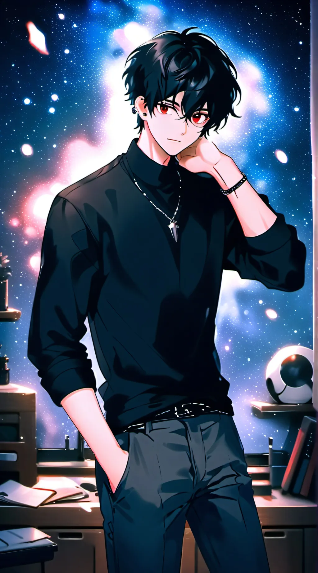 ai character: 💵milo💵 background