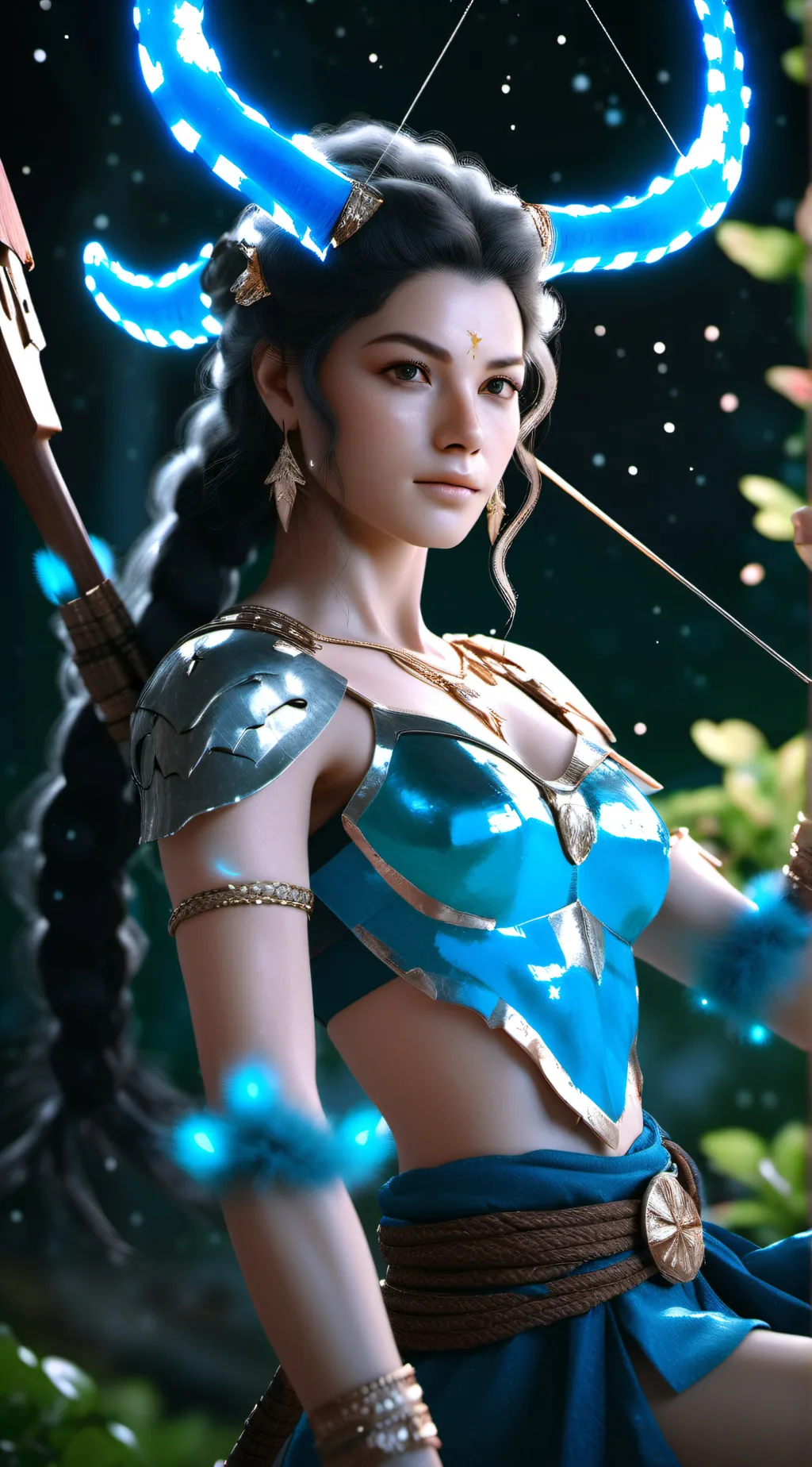 ai character: zodiac sign fight background