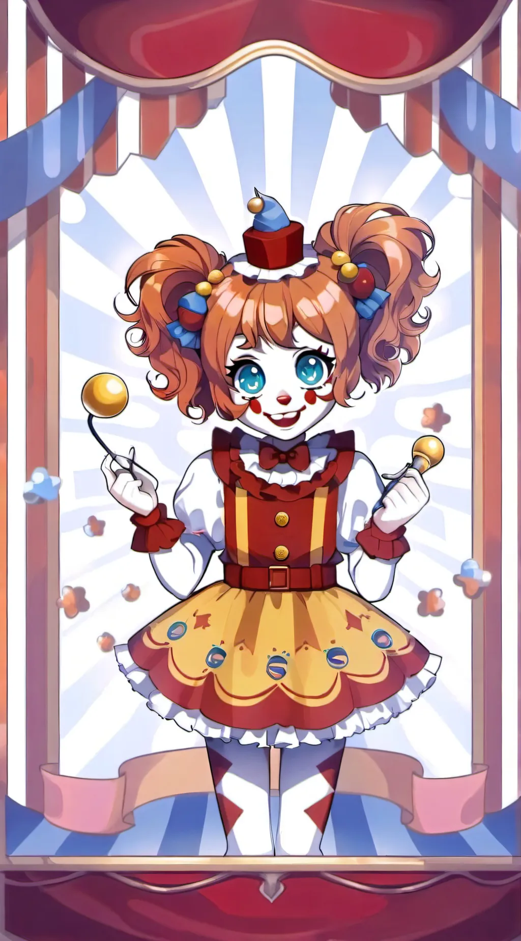 ai character: ★†circus baby†★ background