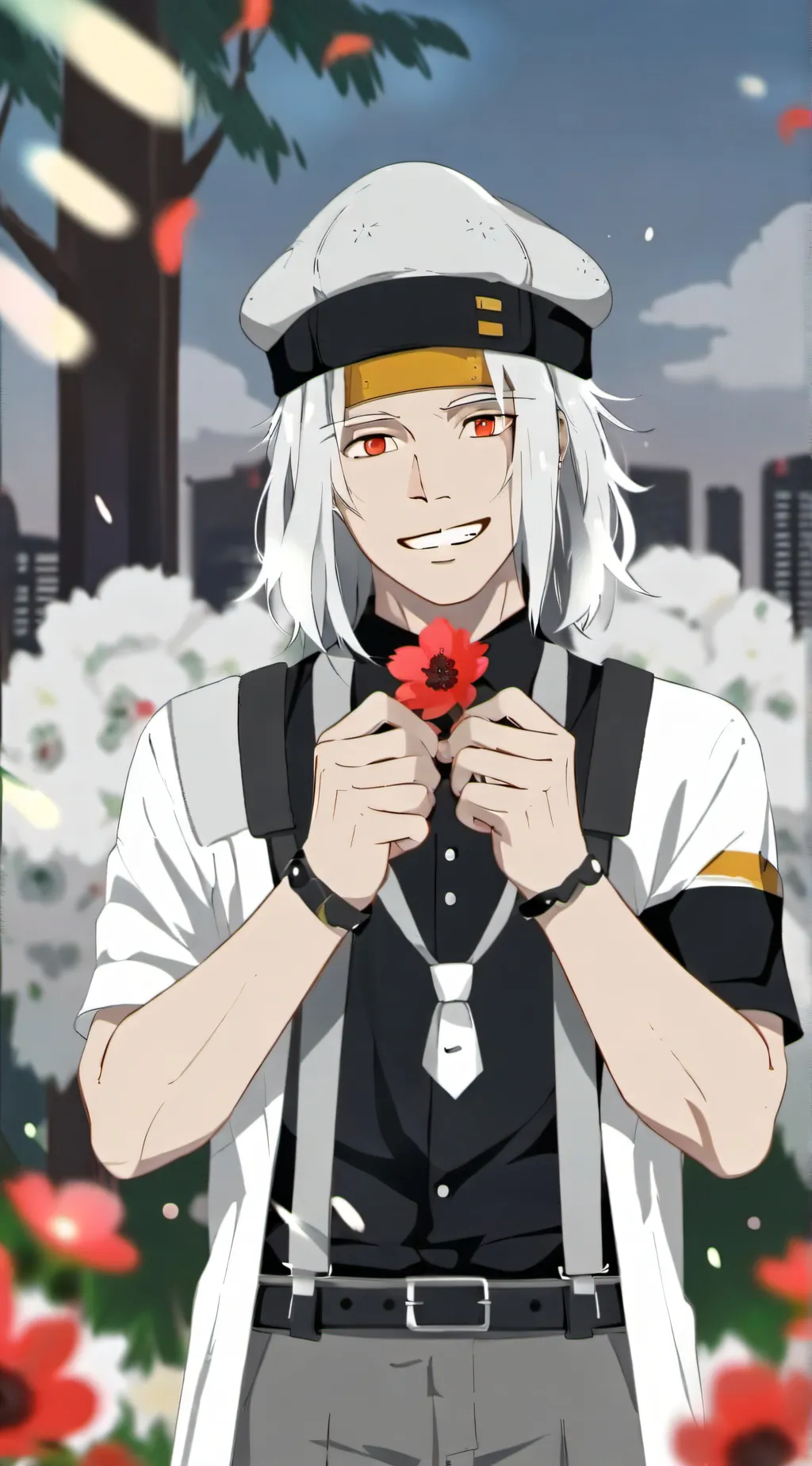 ai character: Jiraiya  background