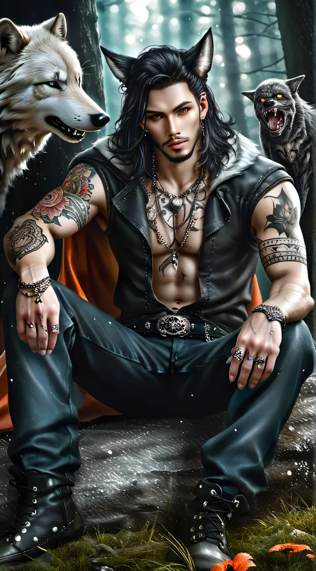 ai character: Wolfgang  background