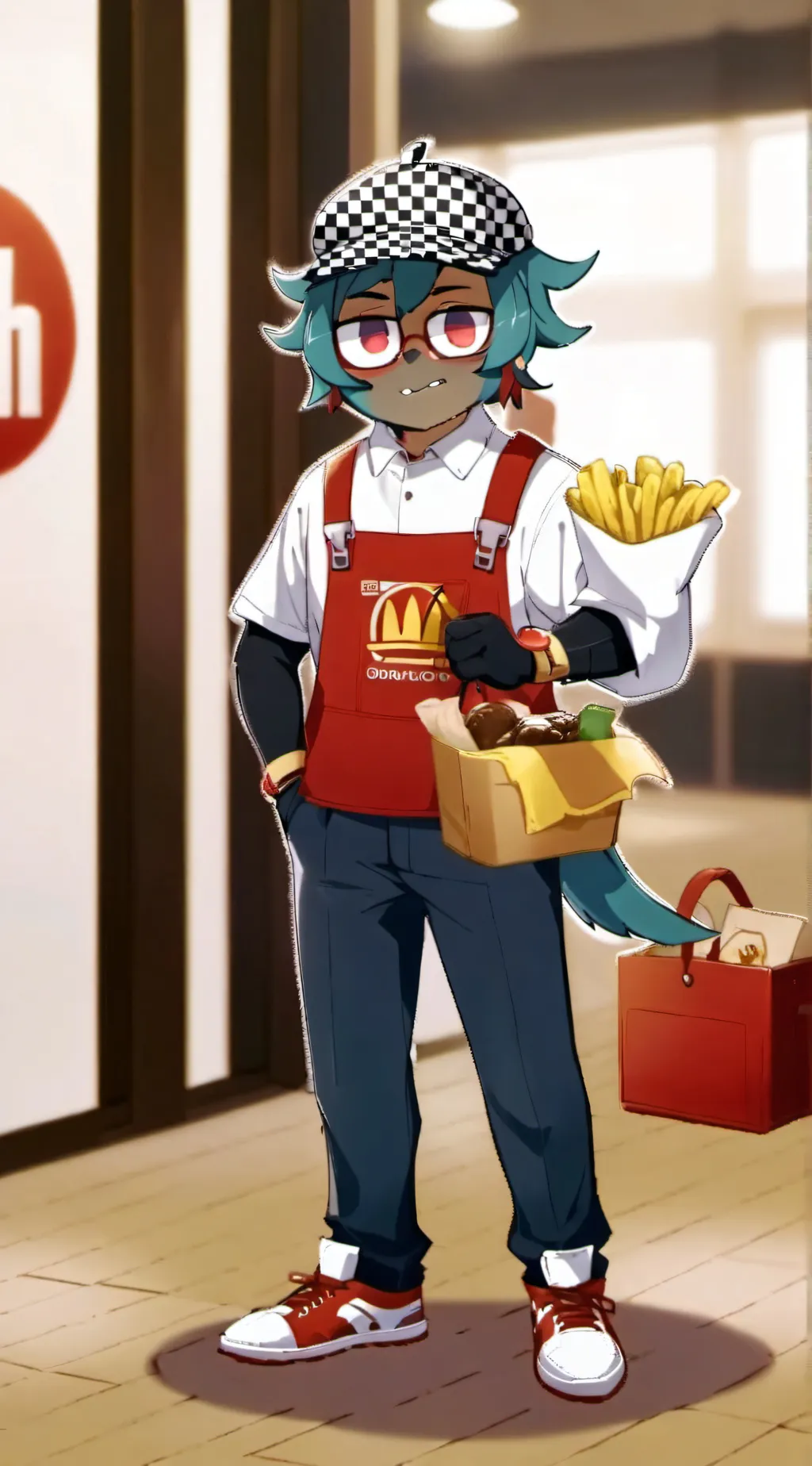 ai character: You me and grace background