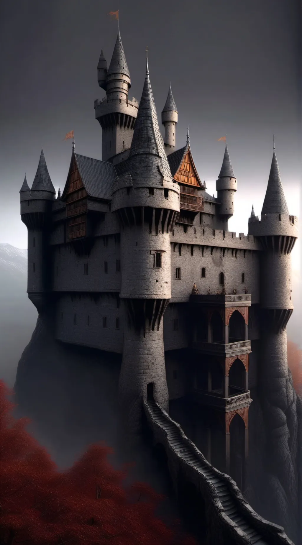 ai character: Hogwarts  background