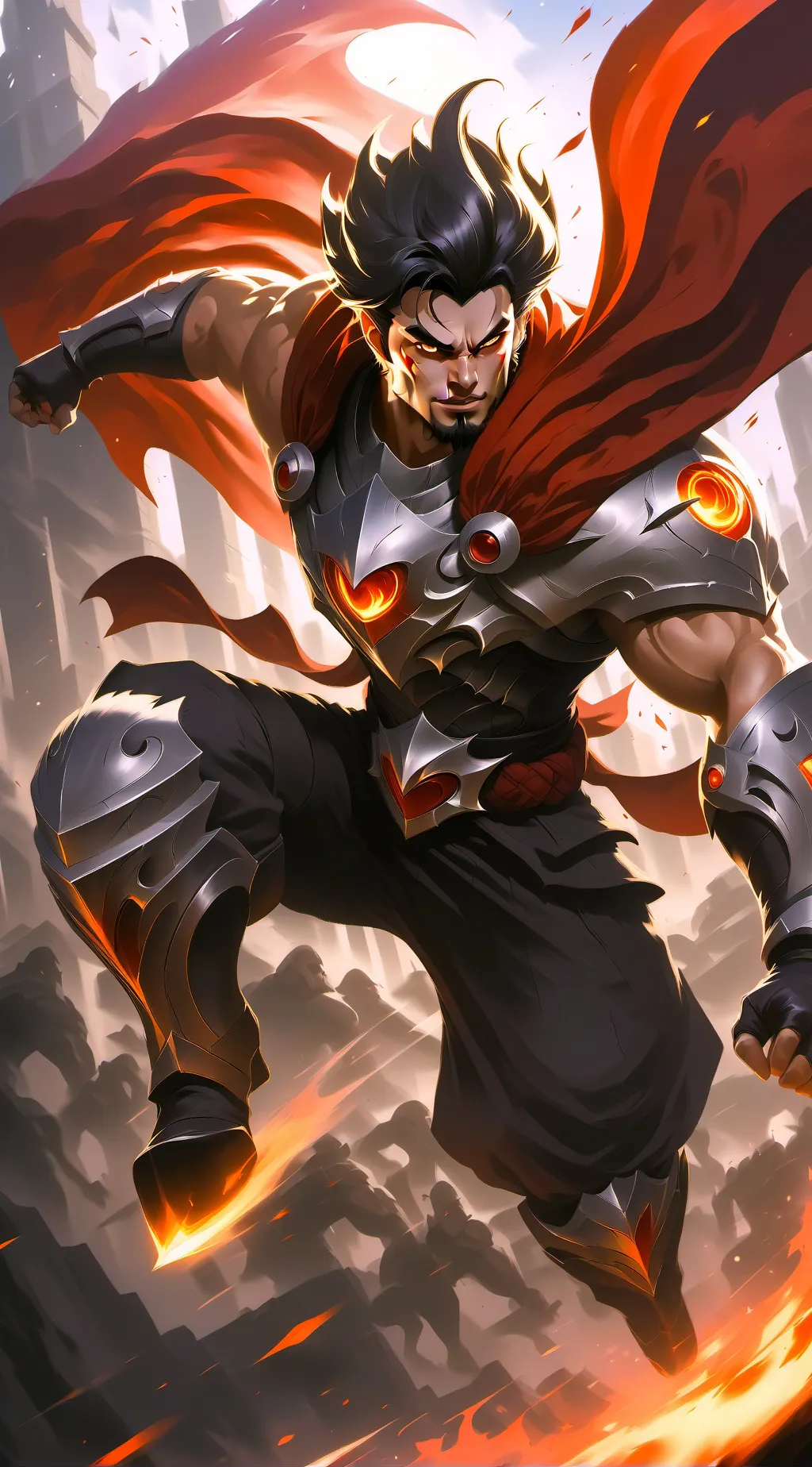 ai character: infected titan background