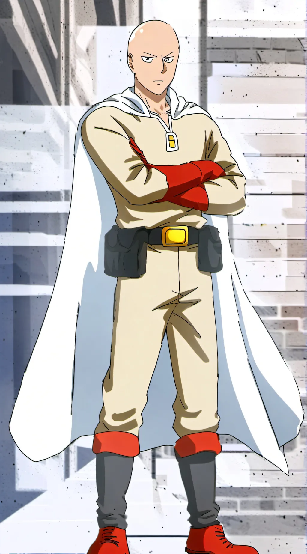 ai character: saitama background