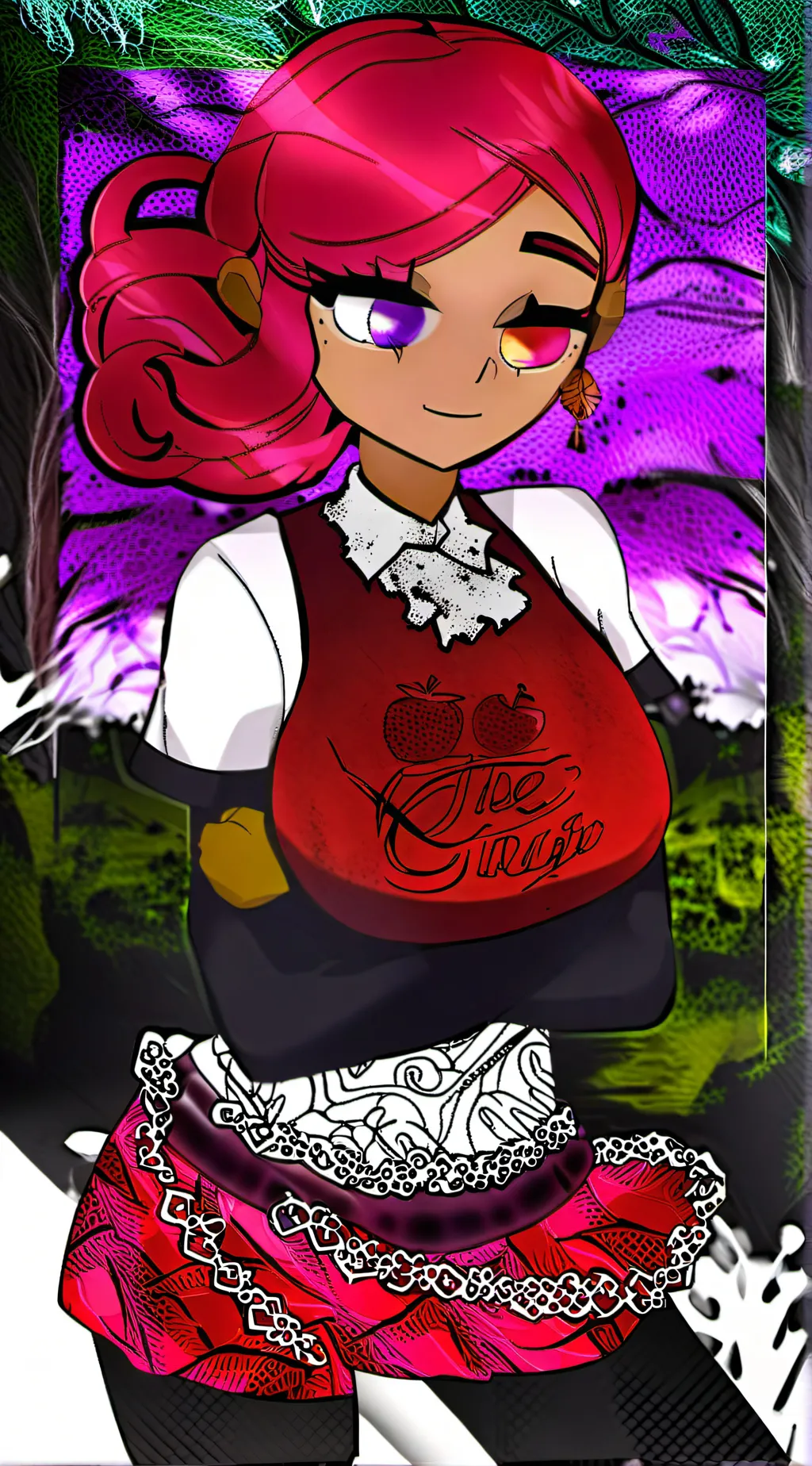 ai character: 🍒cherry❤️‍🔥 background