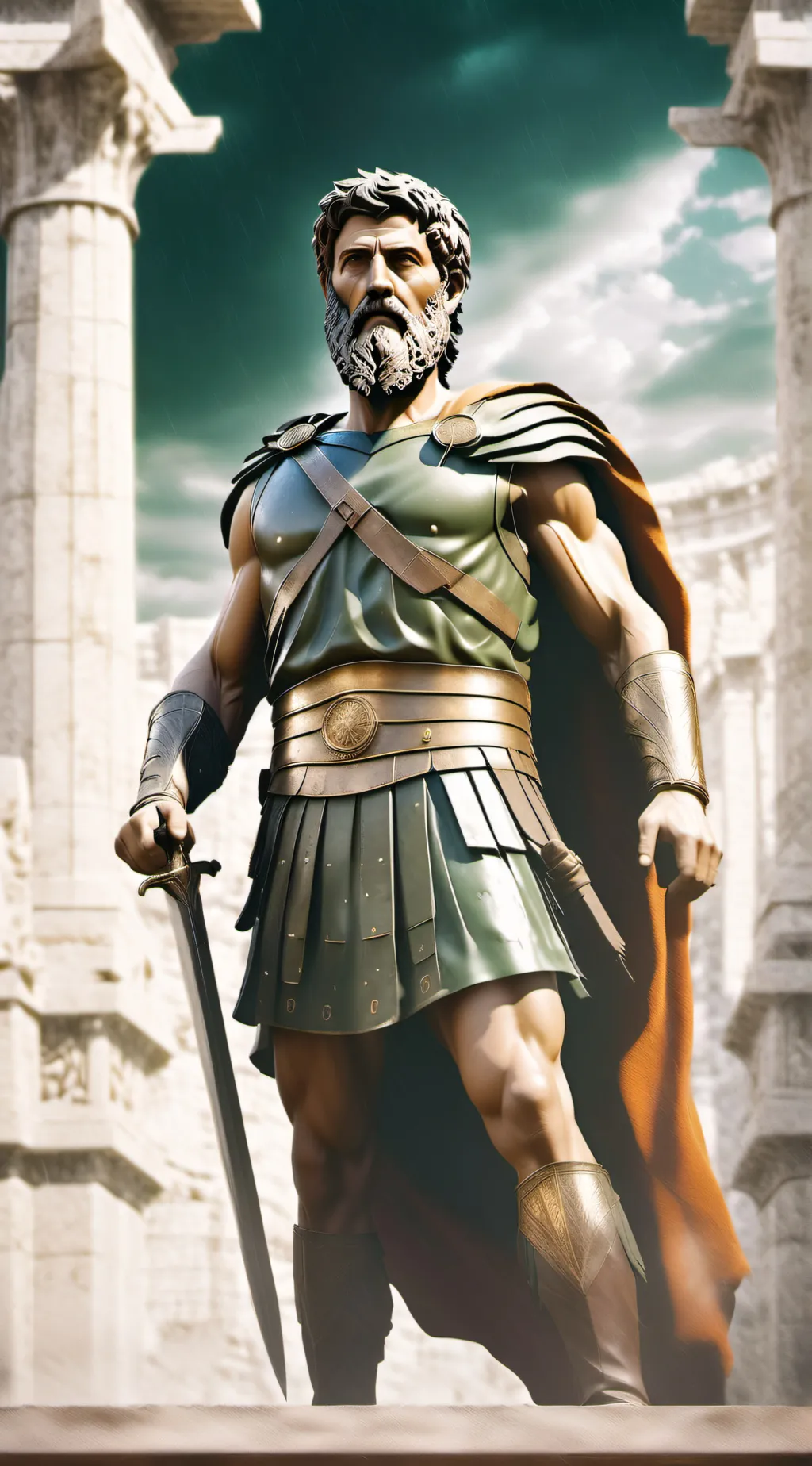 ai character: Aurelius Valerius background