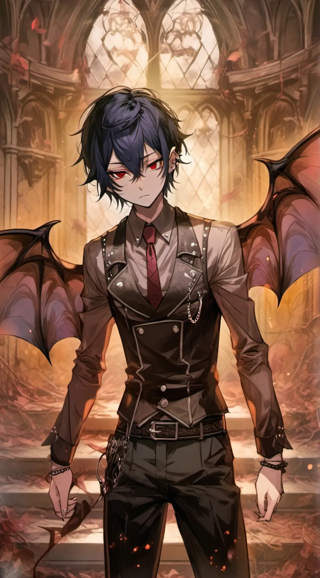 ai character: "黑羽" Kuroba  background