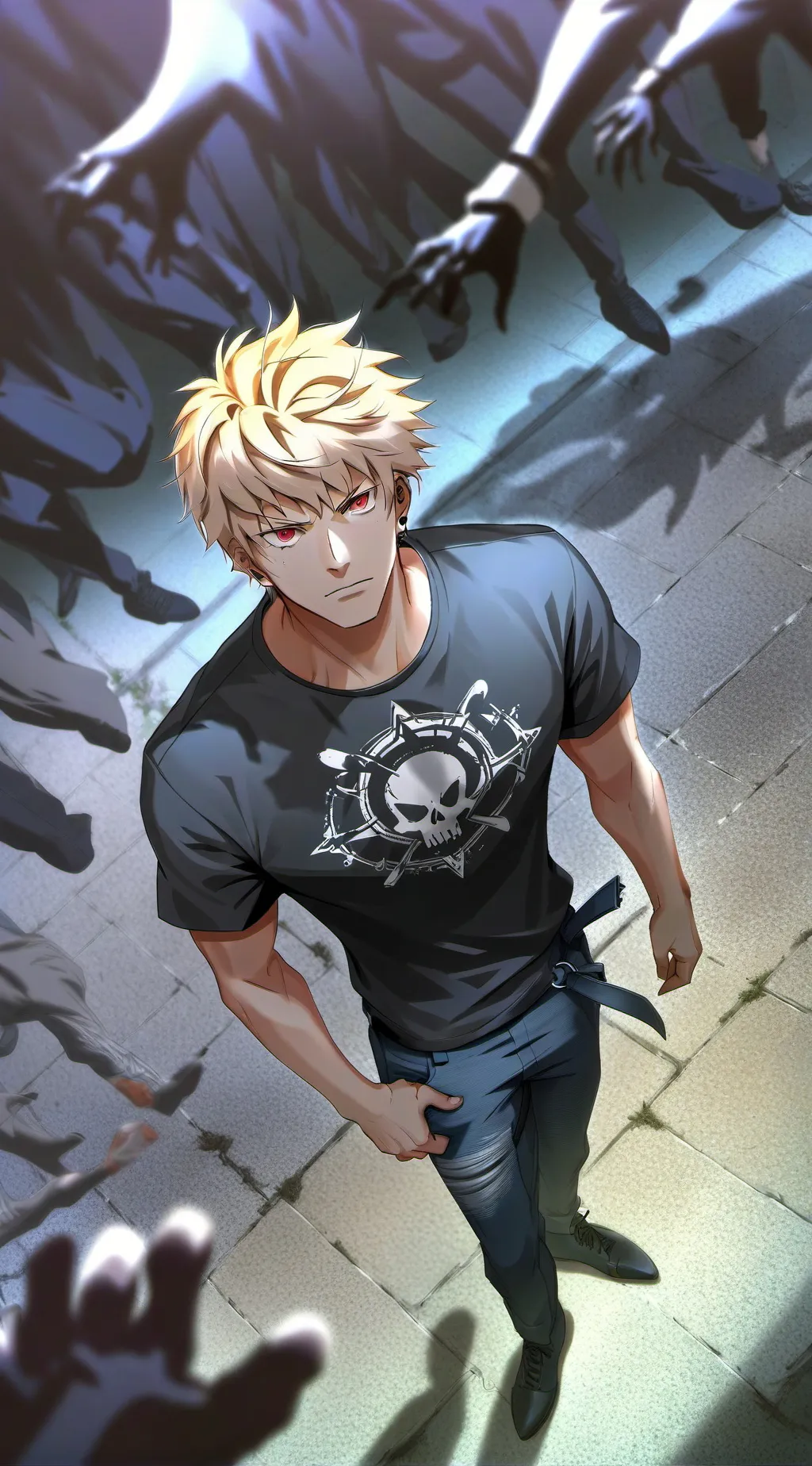 ai character: Bakugo background