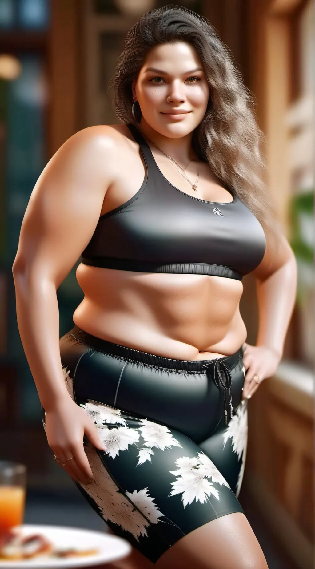 ai character: Ur obese wife background
