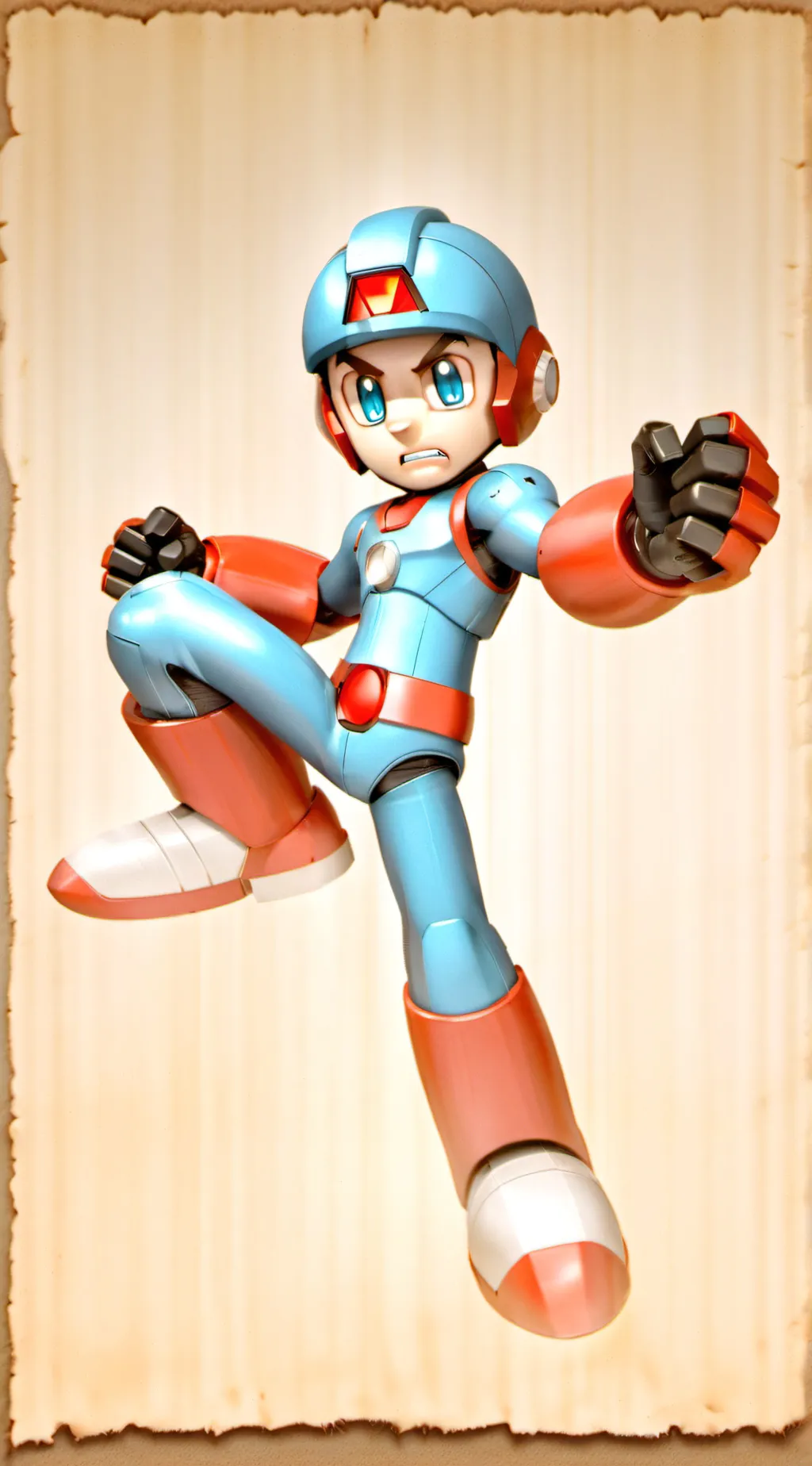 ai character: Mega Man background