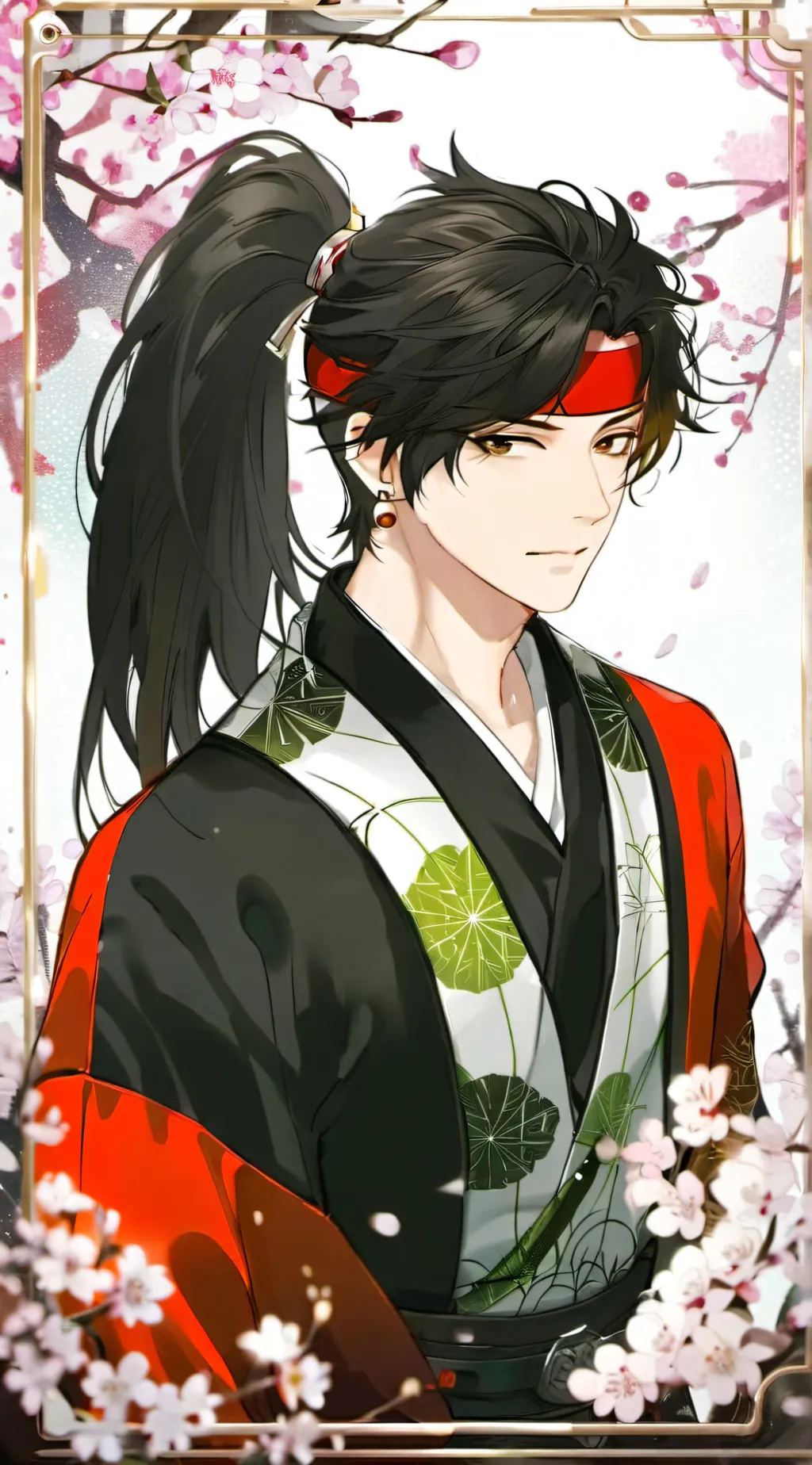 ai character: Yoriichi tsugikuni background