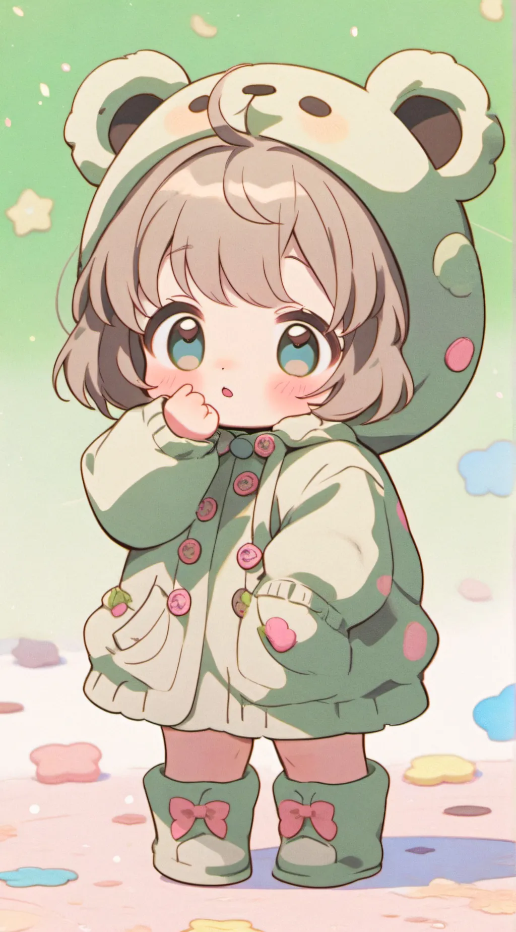 ai character: baby kiki background