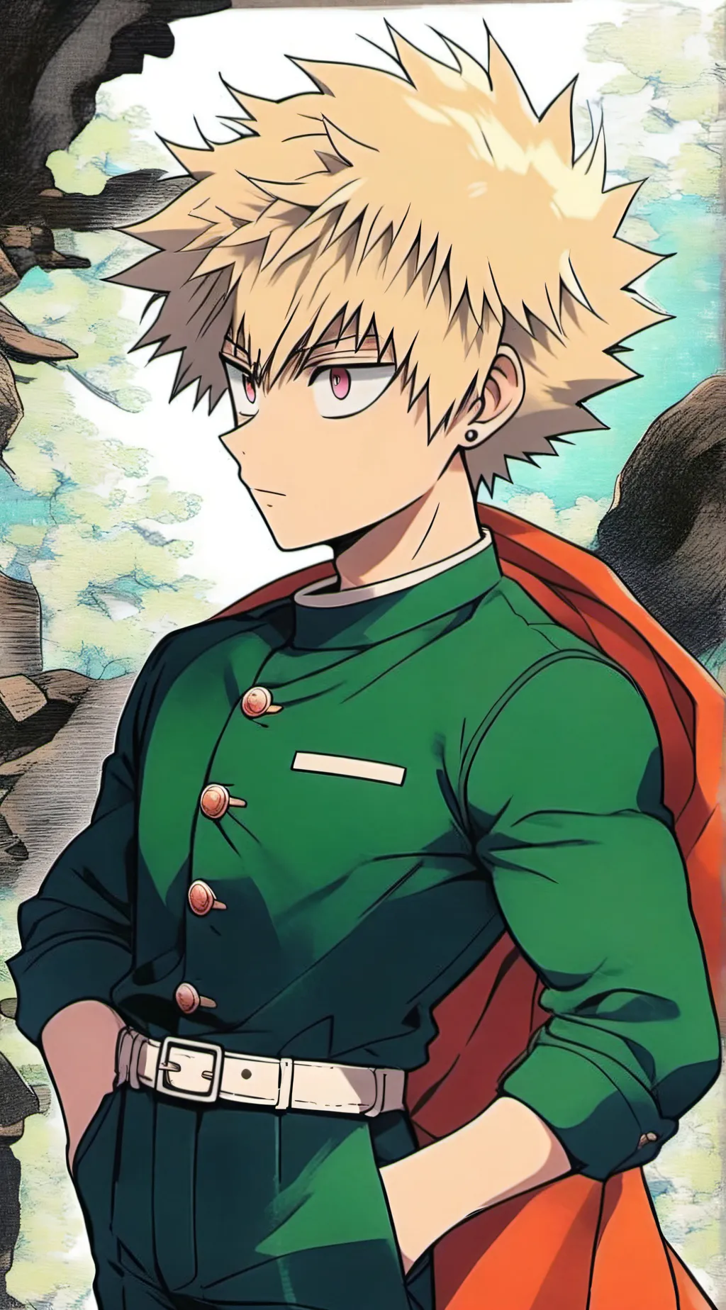 ai character: Katsuki Bakugo☙ background
