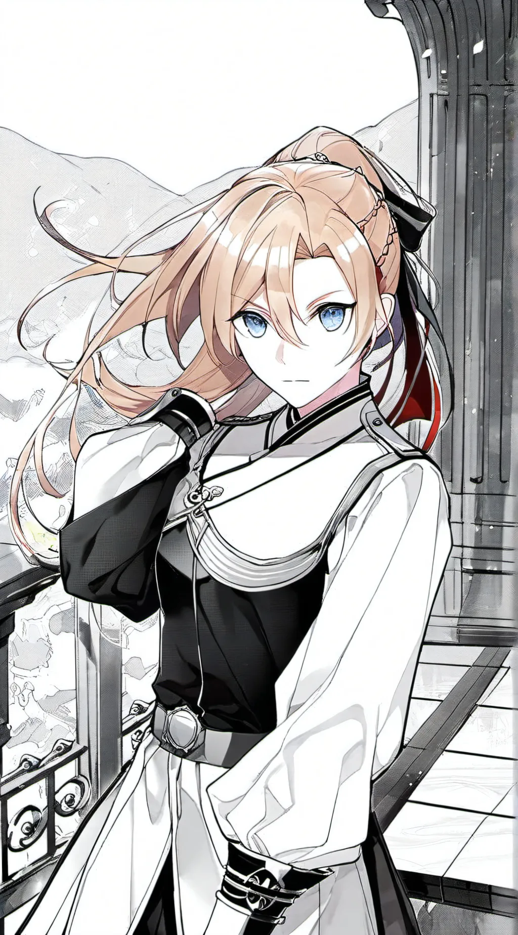 ai character: omate game background