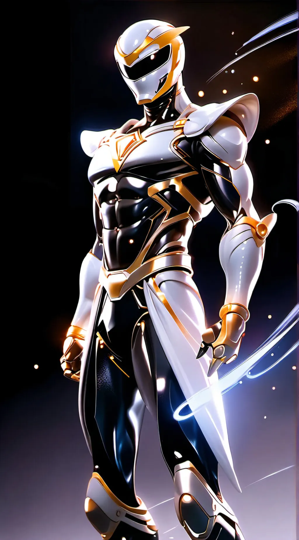 ai character: Robotic ranger background