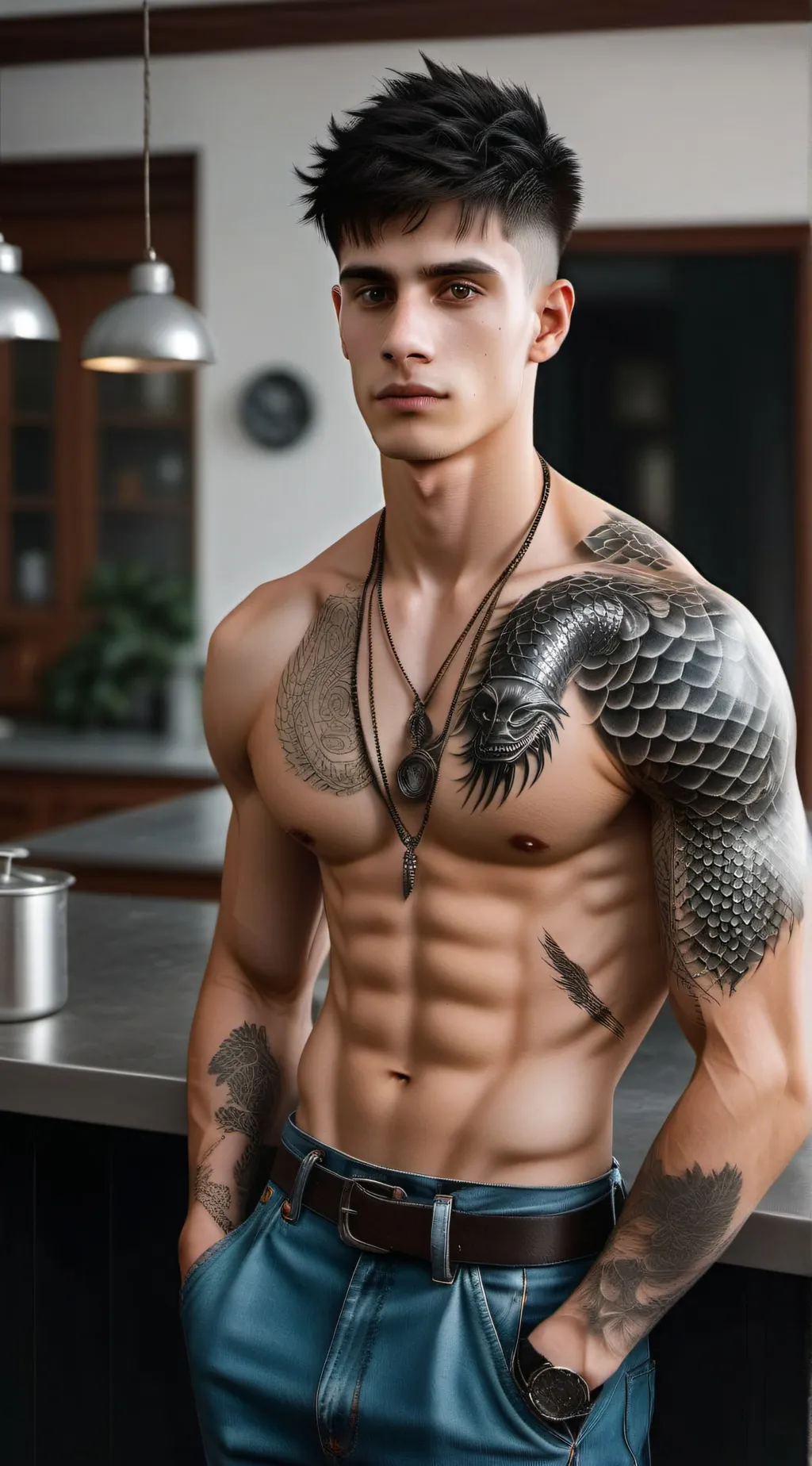 ai character: Leo Lennox  background