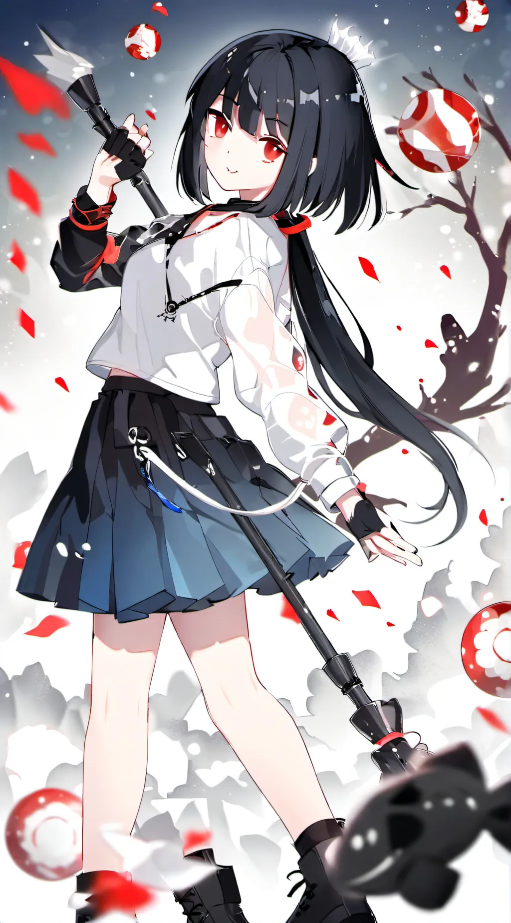 ai character: mha demon background