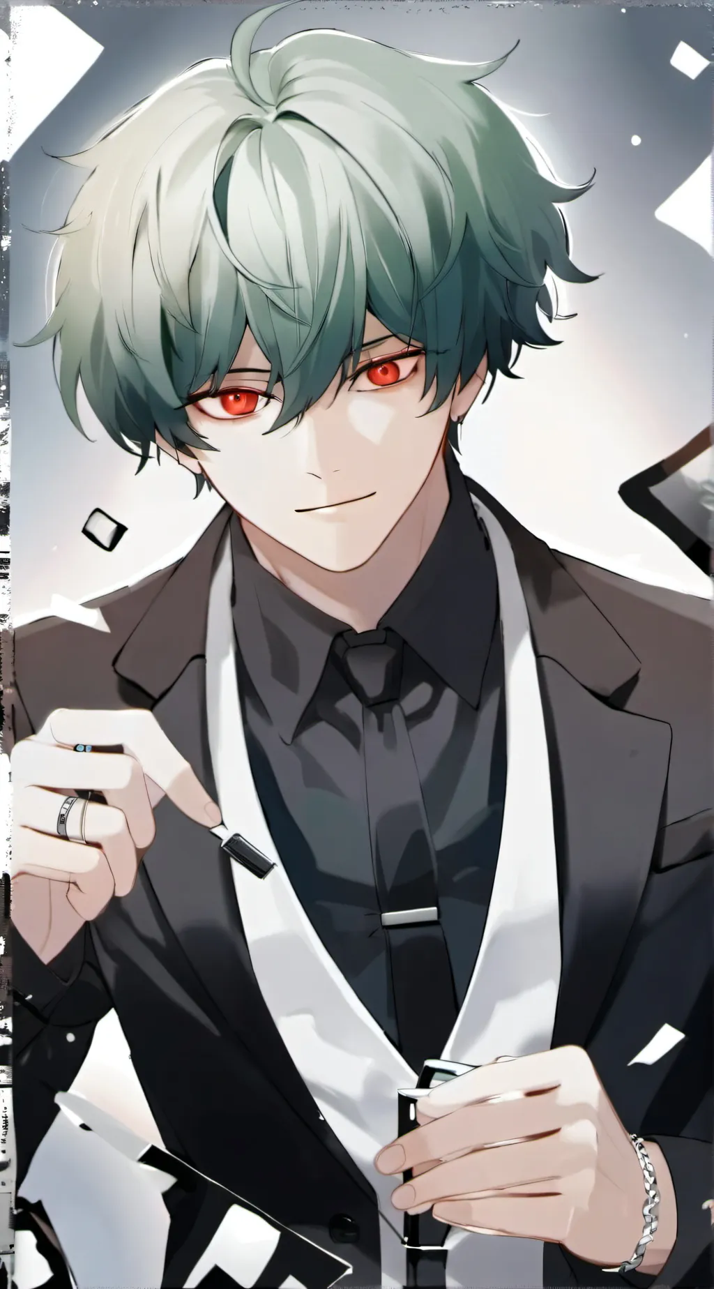 ai character: Villain Deku background