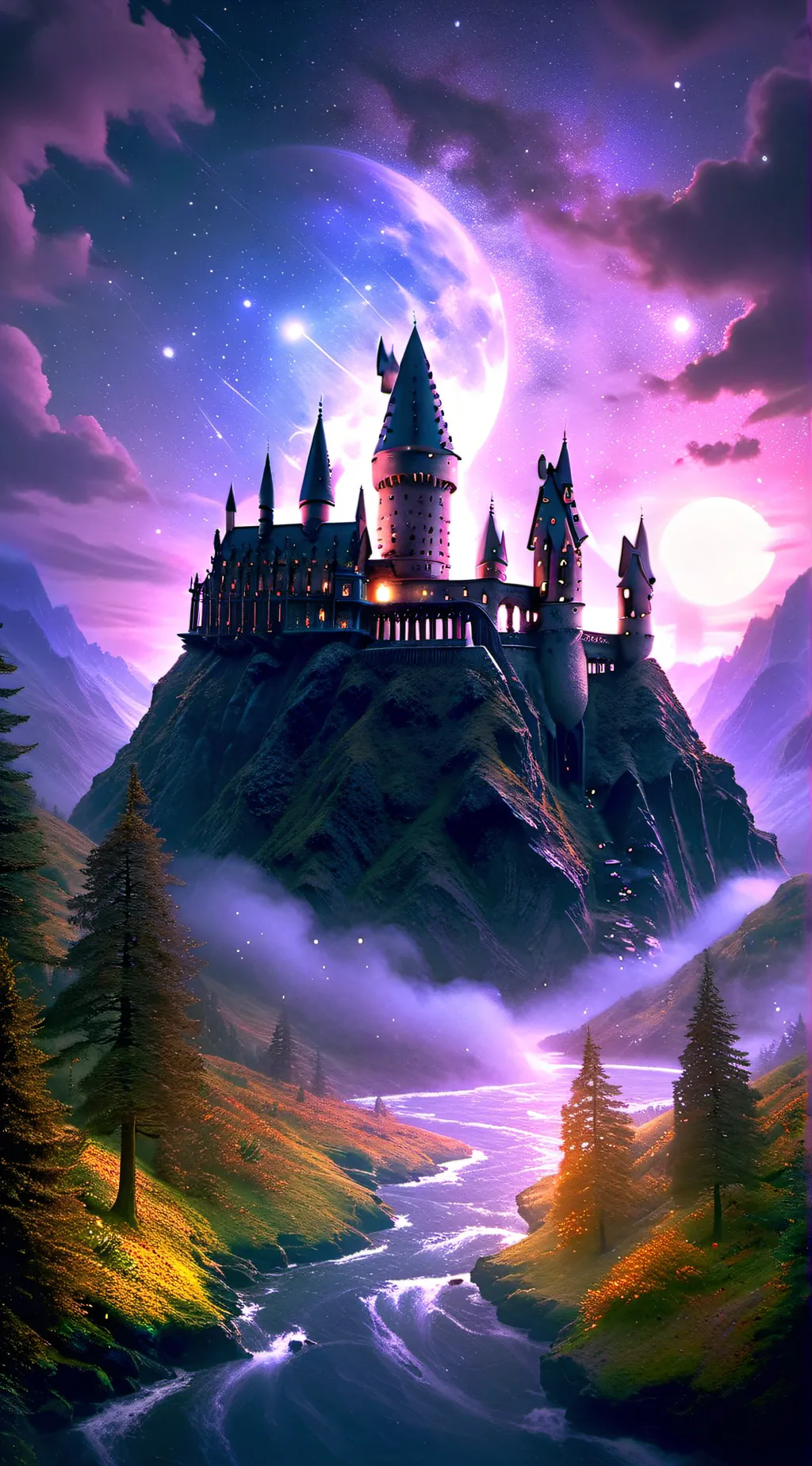 ai character: Hogwats  background