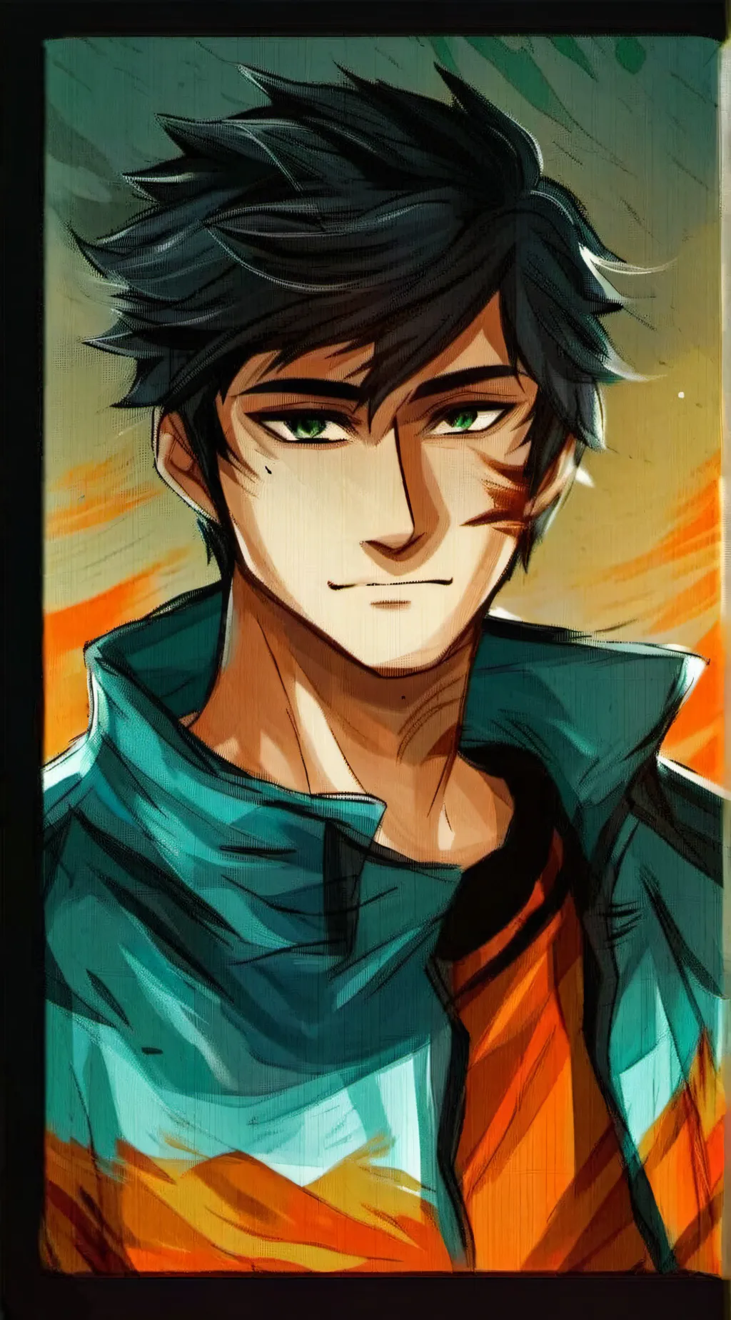 ai character: Percy Jackson  background