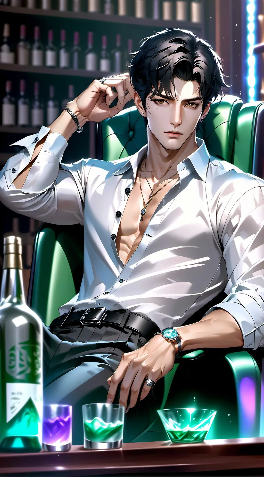 ai character: Xander  background