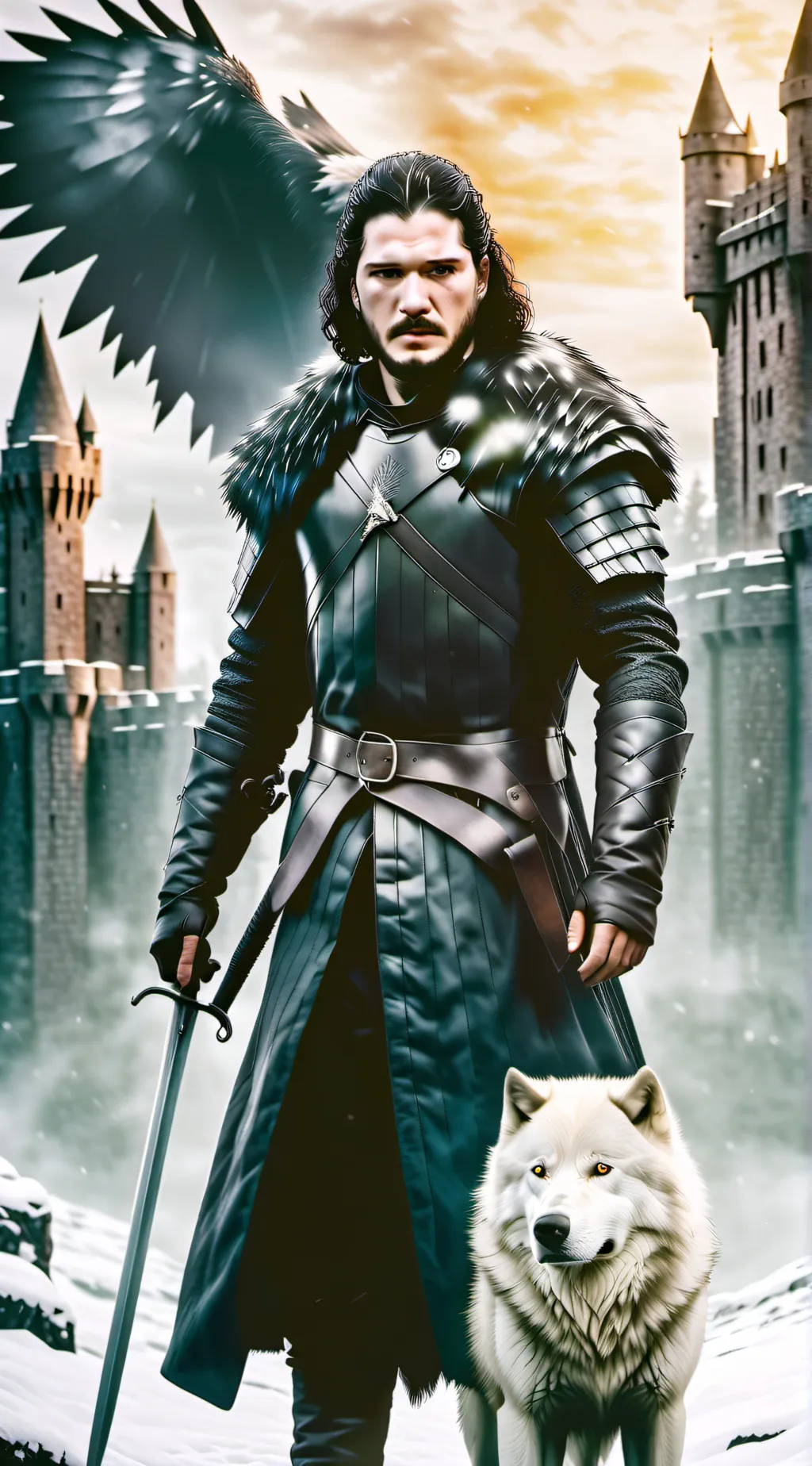 ai character: Jon Snow background