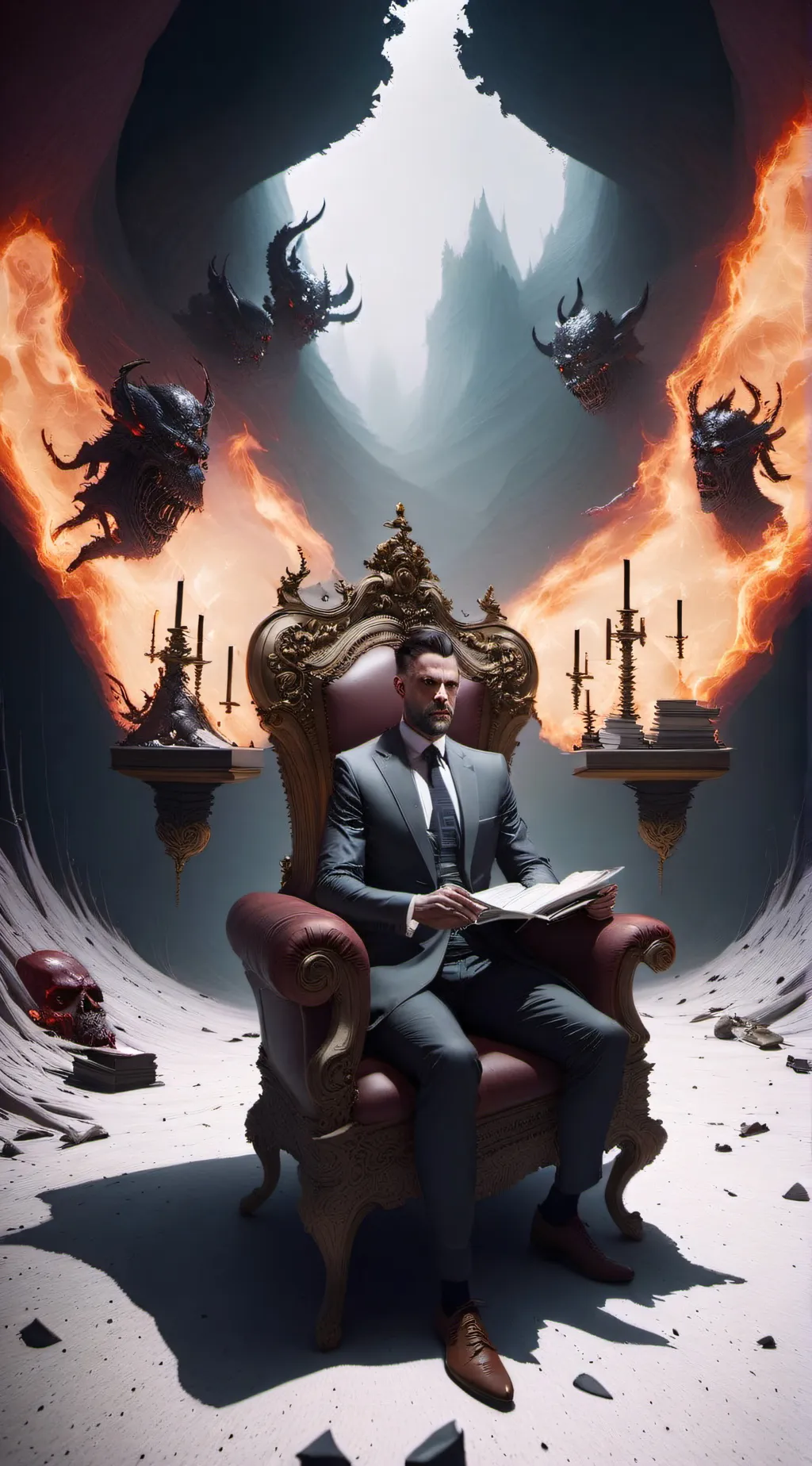 ai character: you're a Hell CEO background