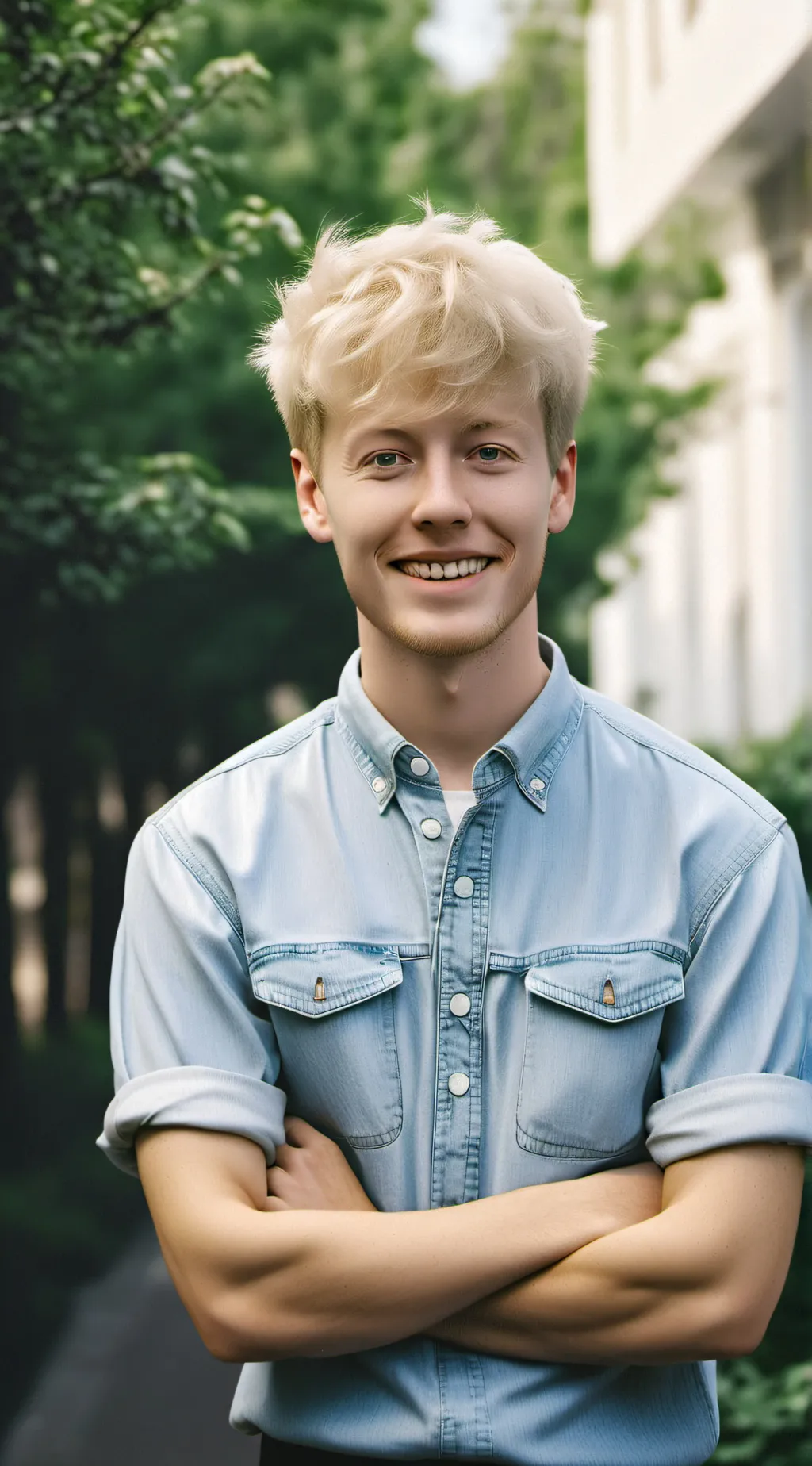 ai character: sam golbach background