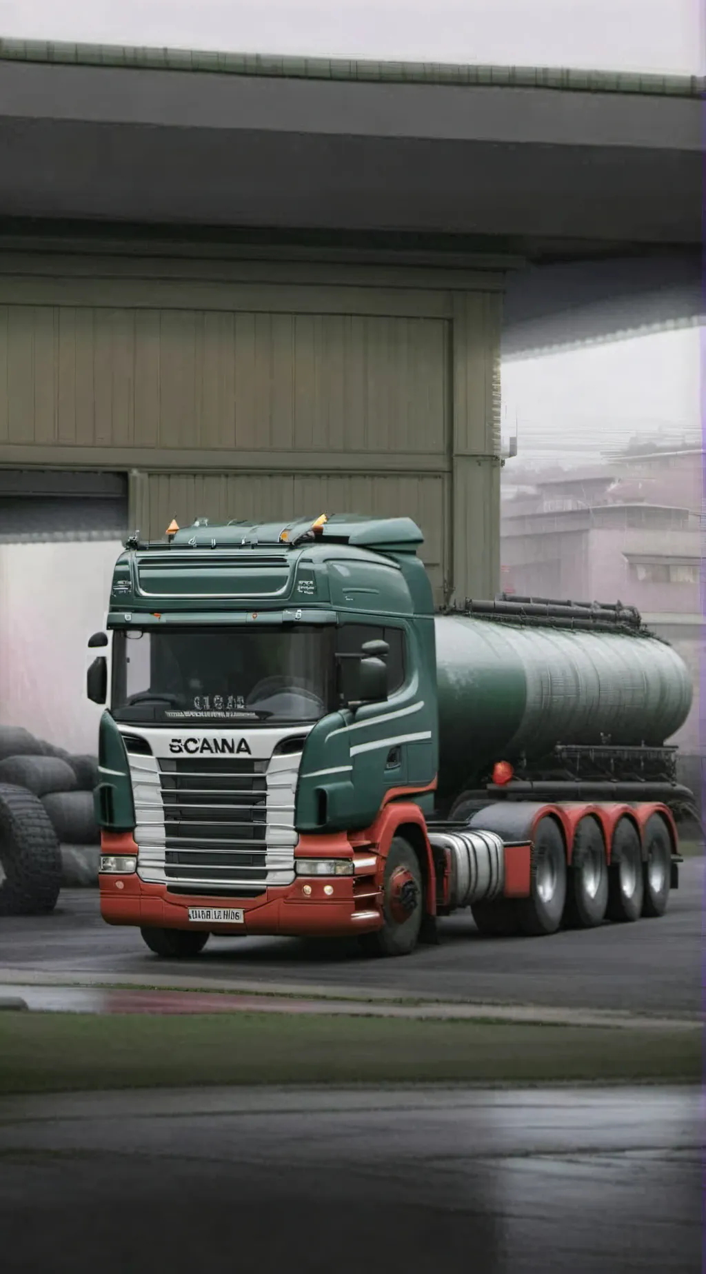 ai character: Scania M40 tanker  background