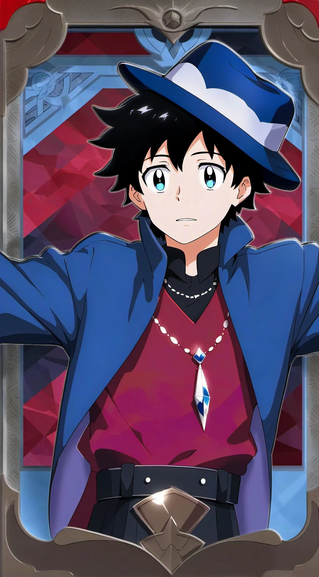 ai character: Izuku midoriya background