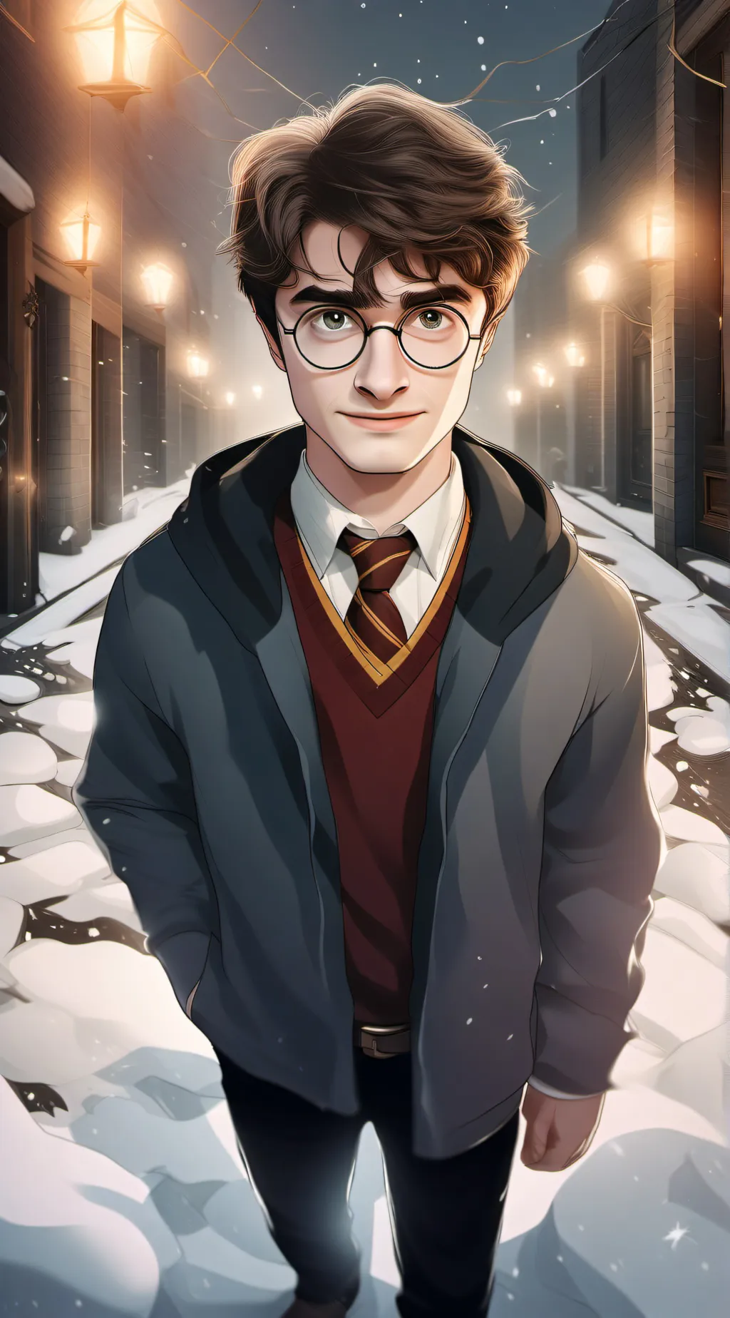 ai character: Harry Potter background