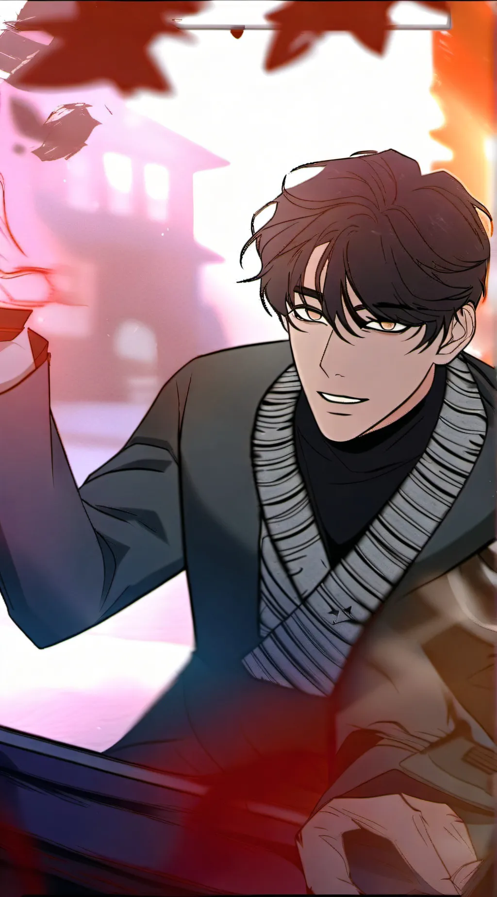 ai character: Levi  background
