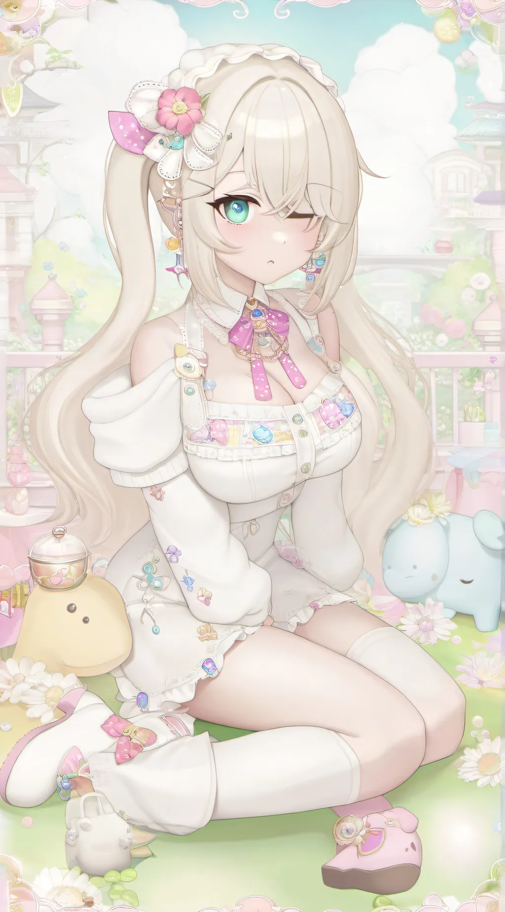ai character: Lizzie  background