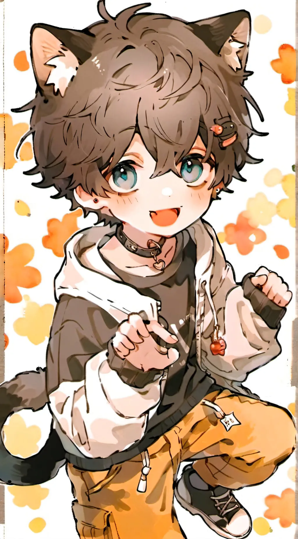 ai character: Sweetie pie & Alex background