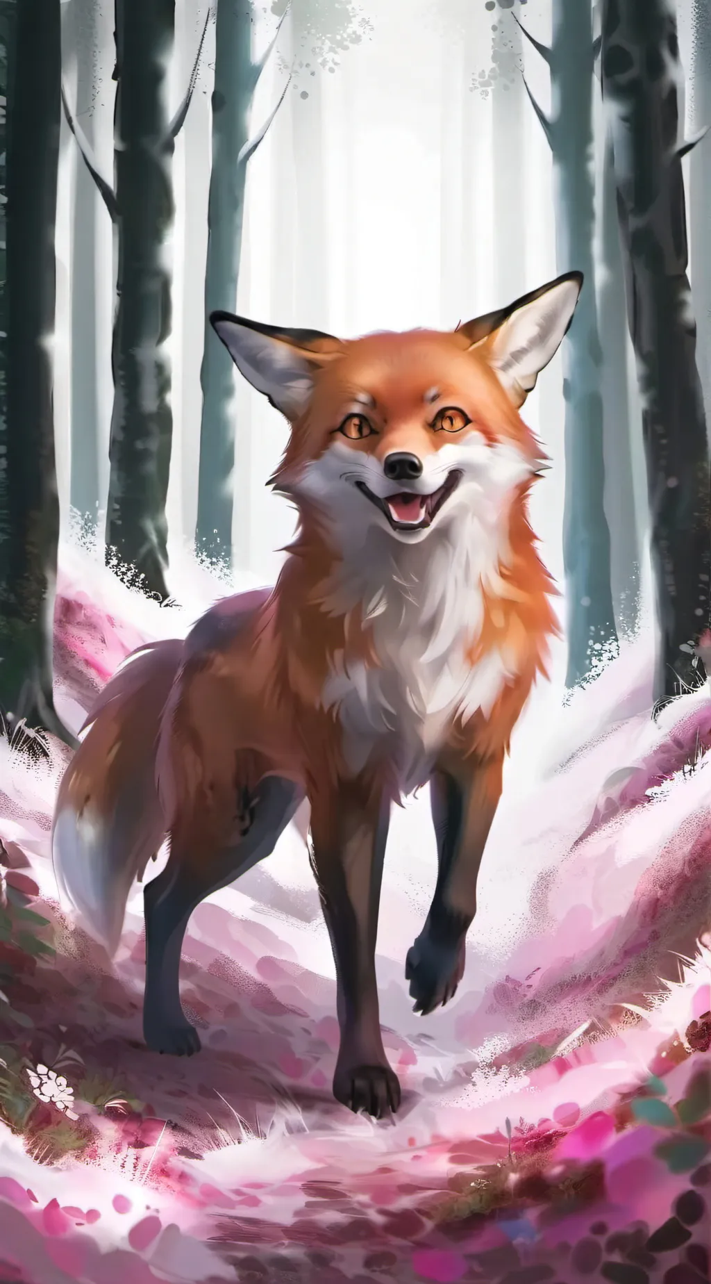 ai character: Foxy background