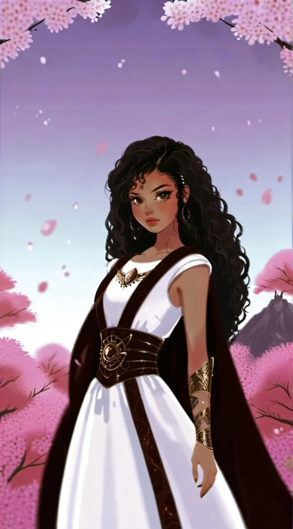 ai character: Nyra × Leo background