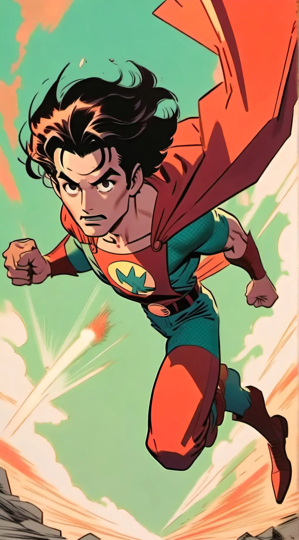 ai character: Superman background