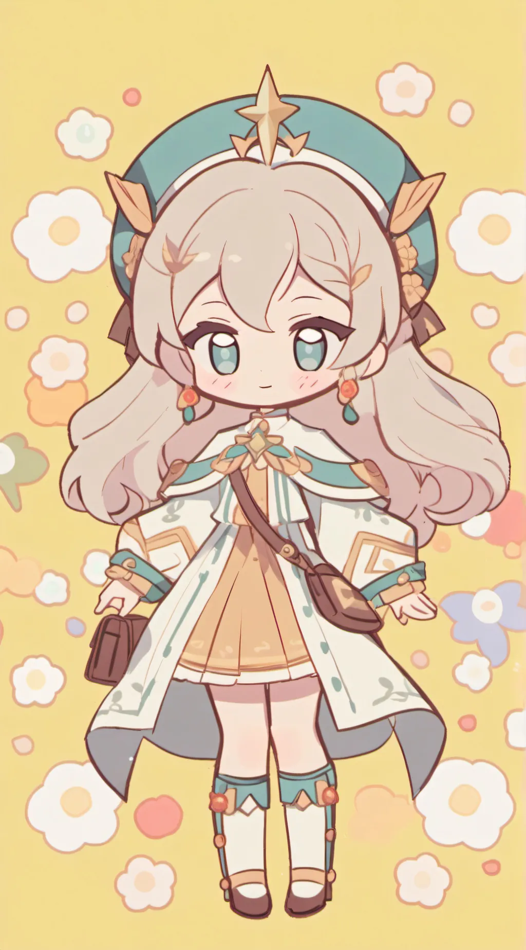 ai character: miss keno  background