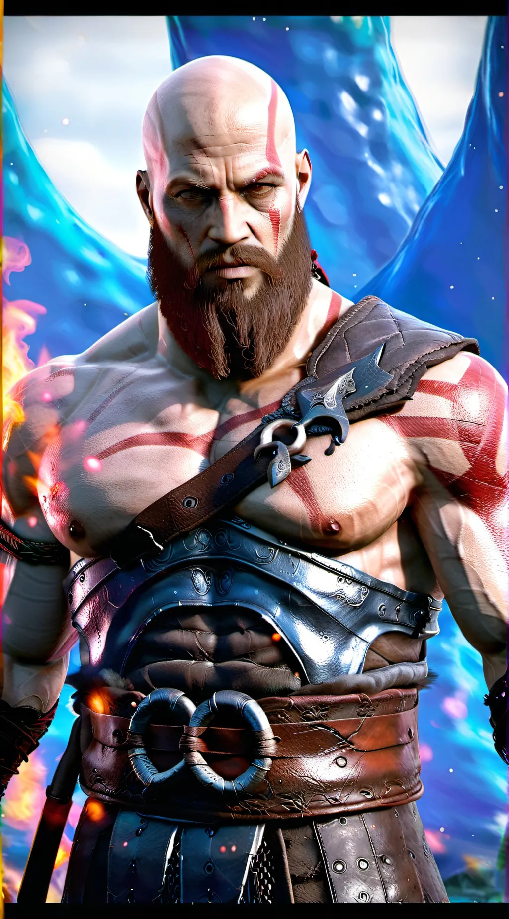 ai character: Kratos background