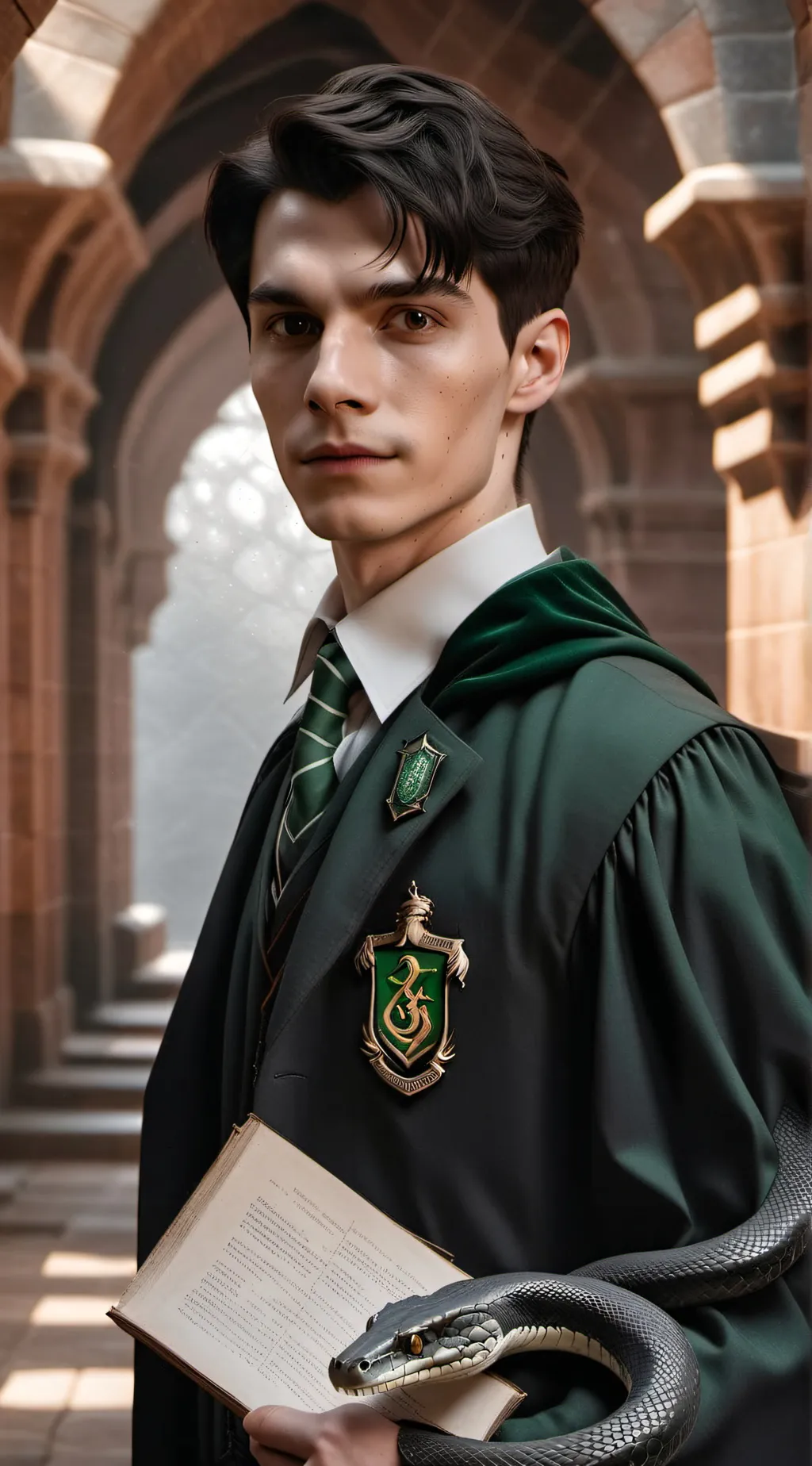 ai character: Tom Riddle background